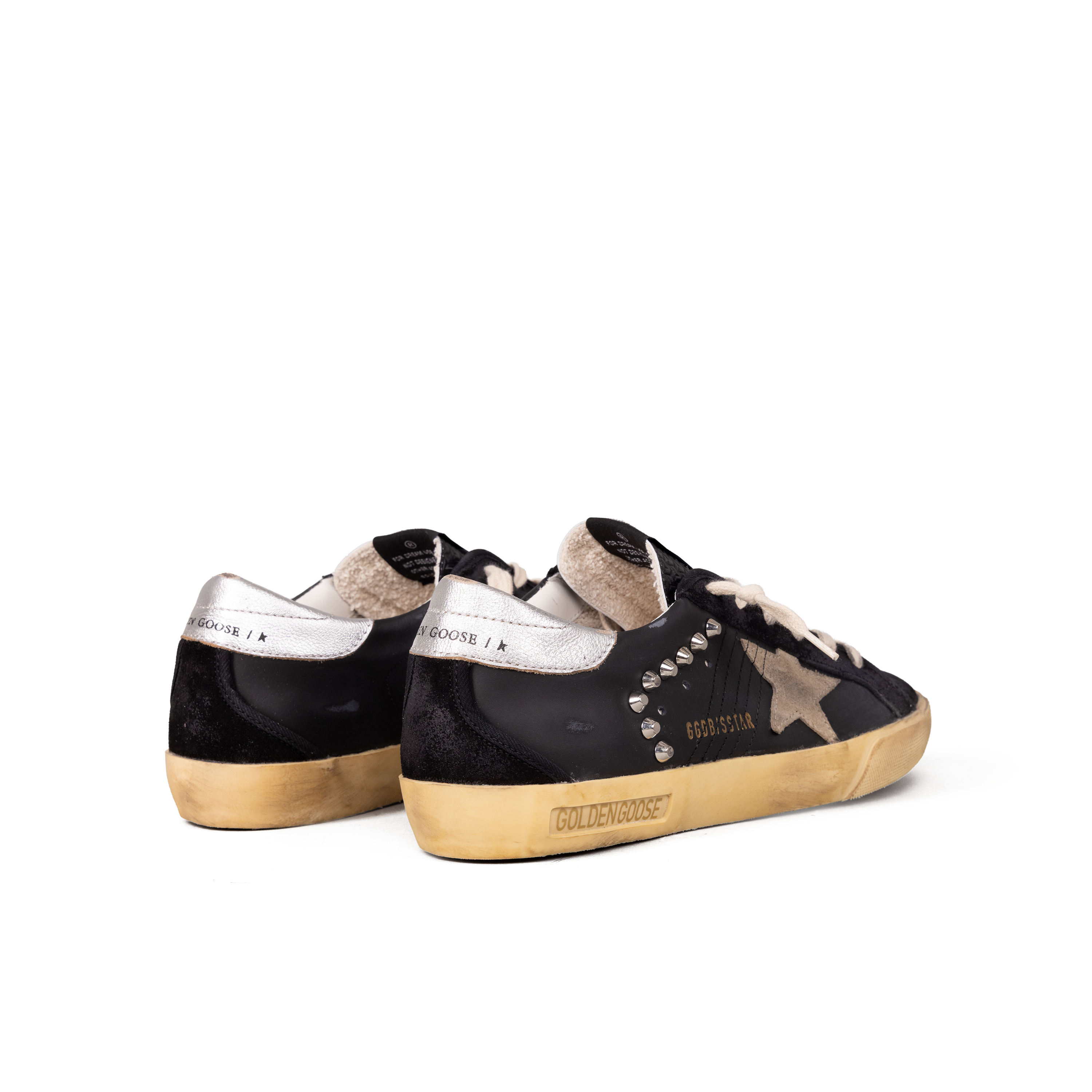 Sneakers Negros Golden Goose Super-Star Leather