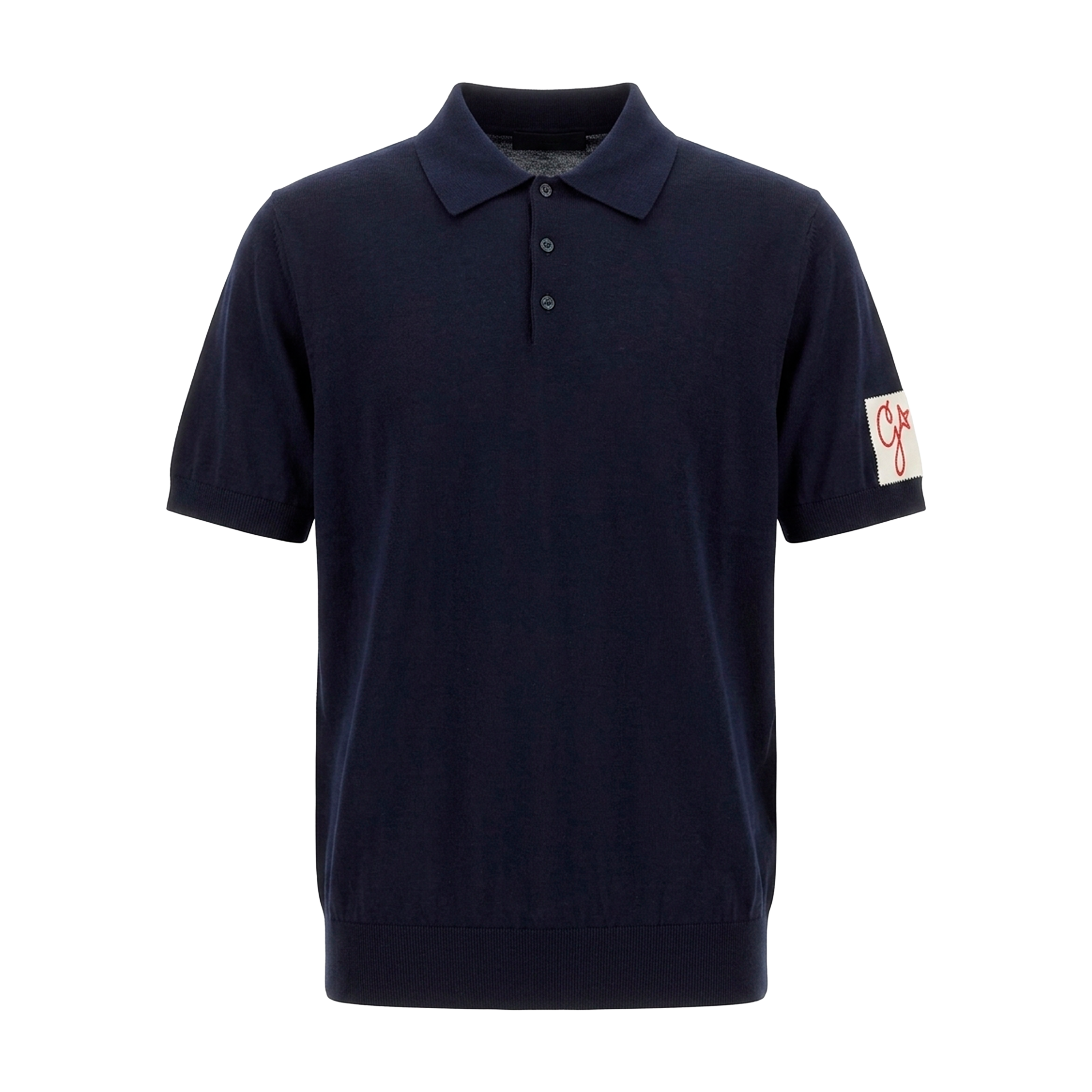 Polo Azul Golden Goose Merino Knit