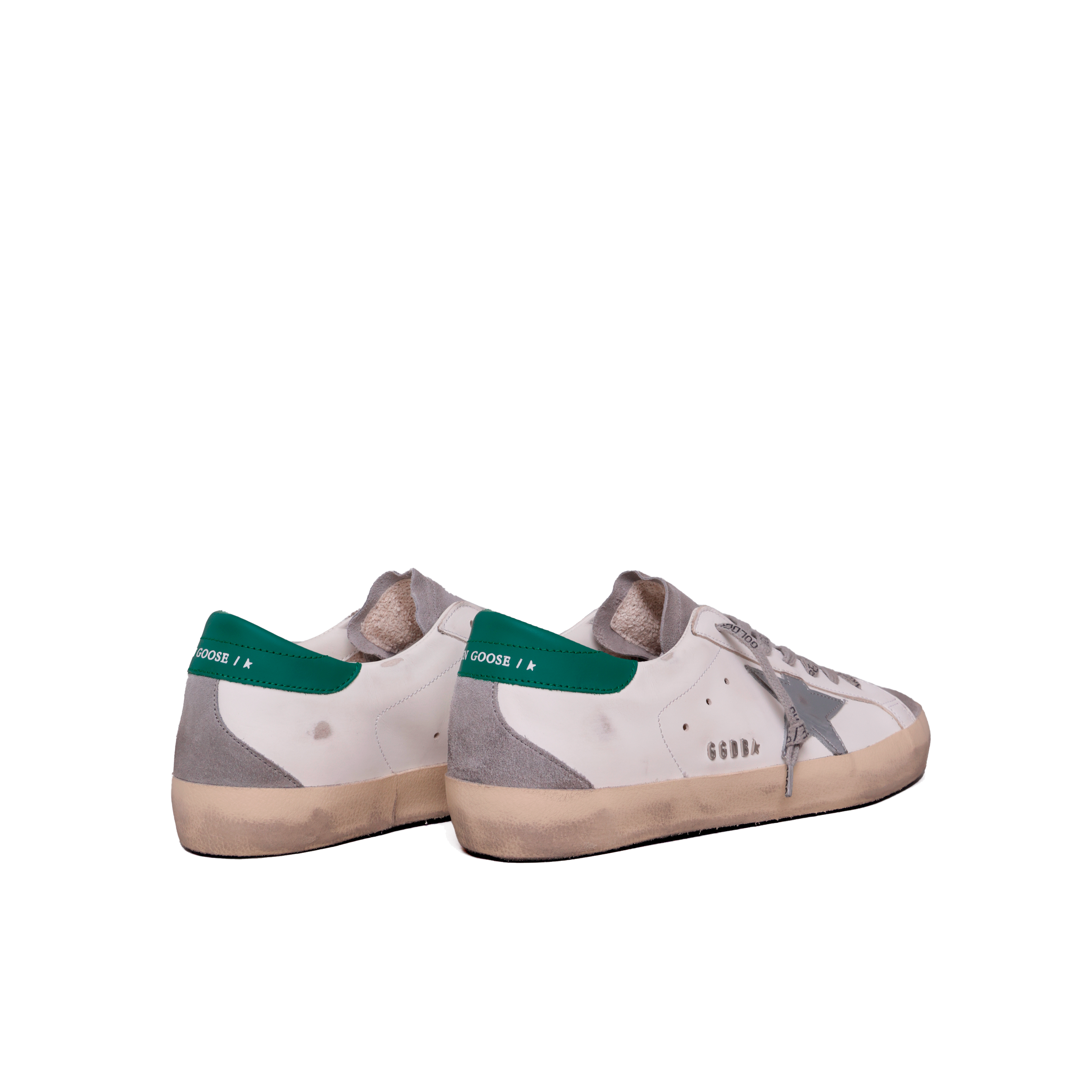 Sneakers Blancos Verde Golden Goose Super-Star