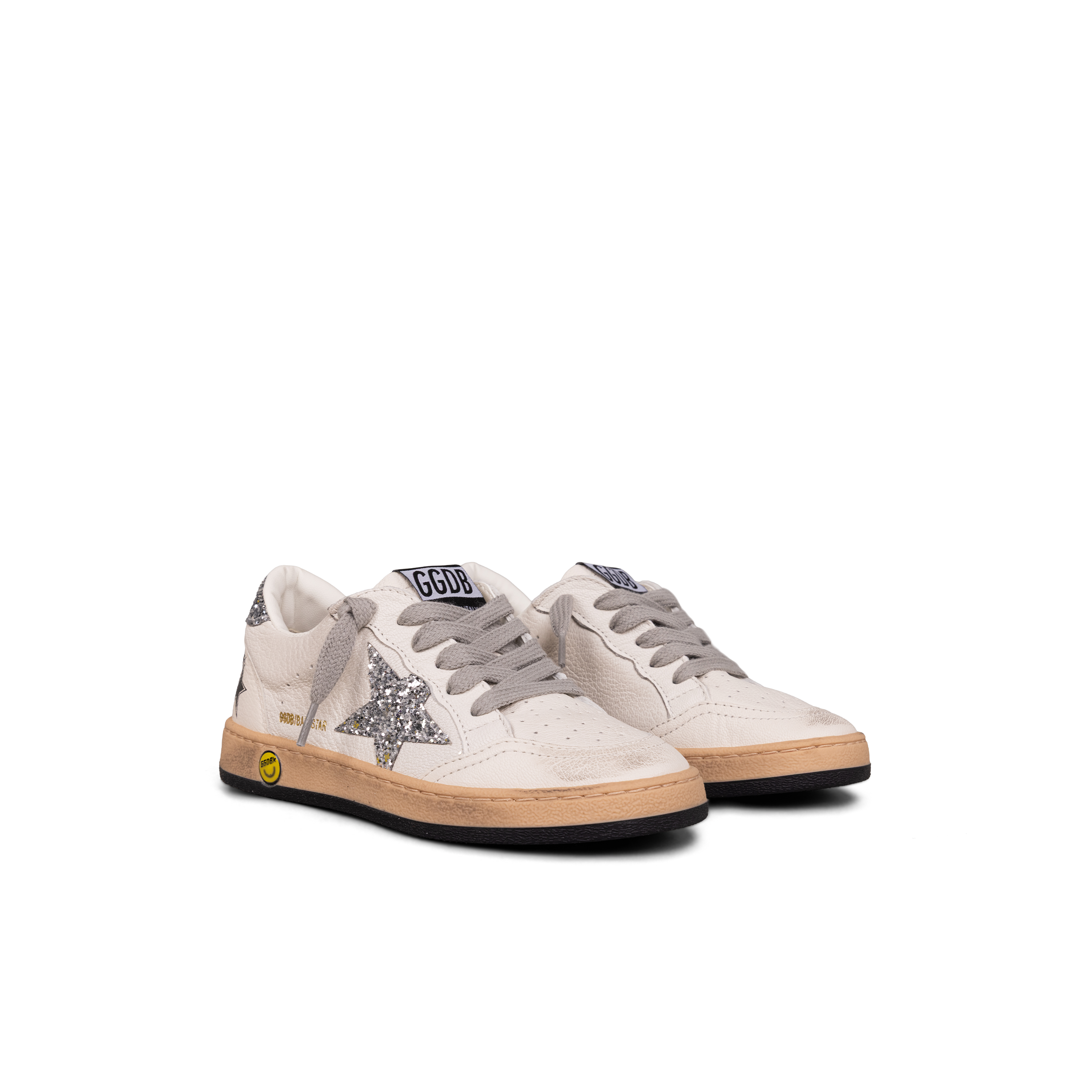 Sneakers Blancos Golden Goose Ballstar Glitter Star & Heel
