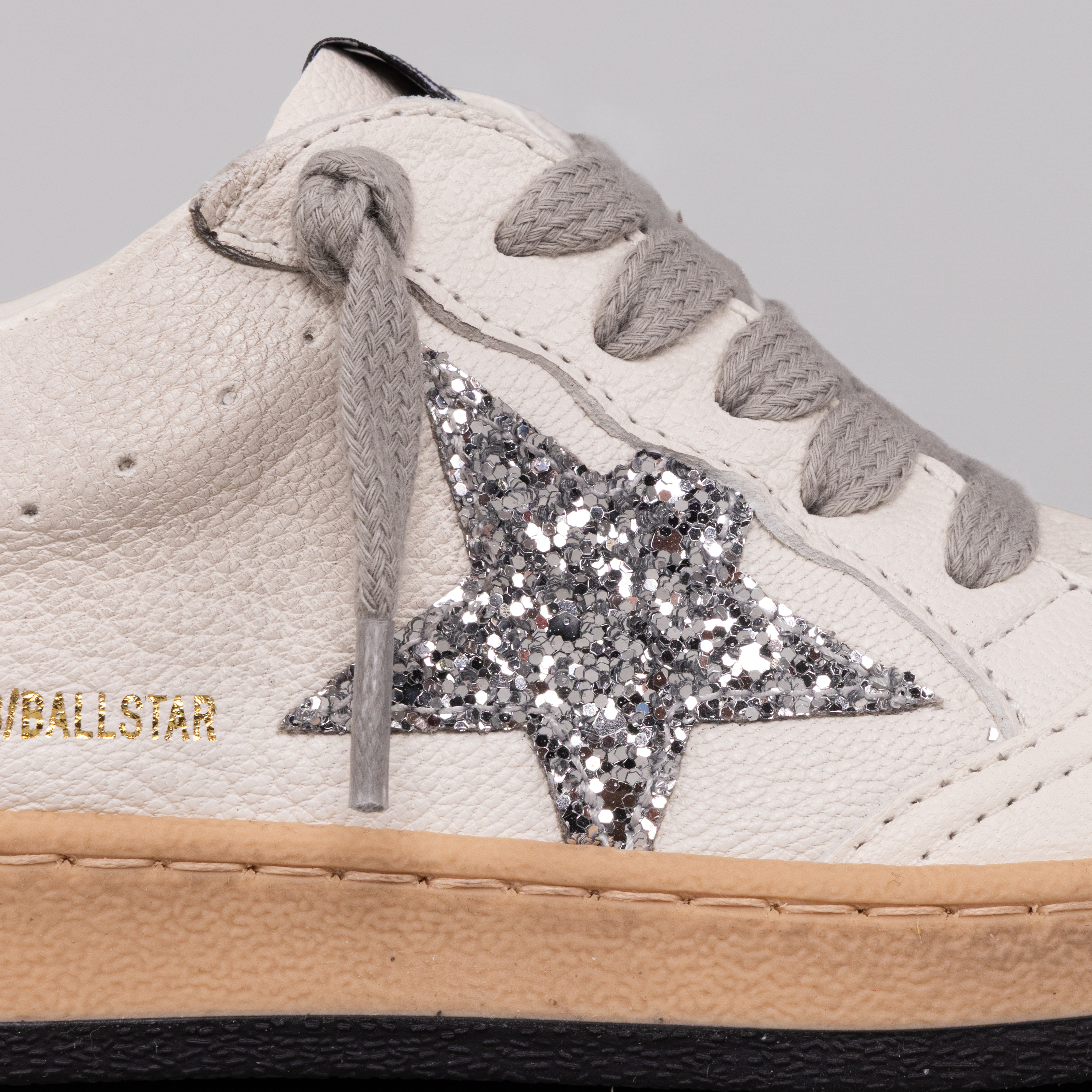 Sneakers Blancos Golden Goose Ballstar Glitter Star & Heel