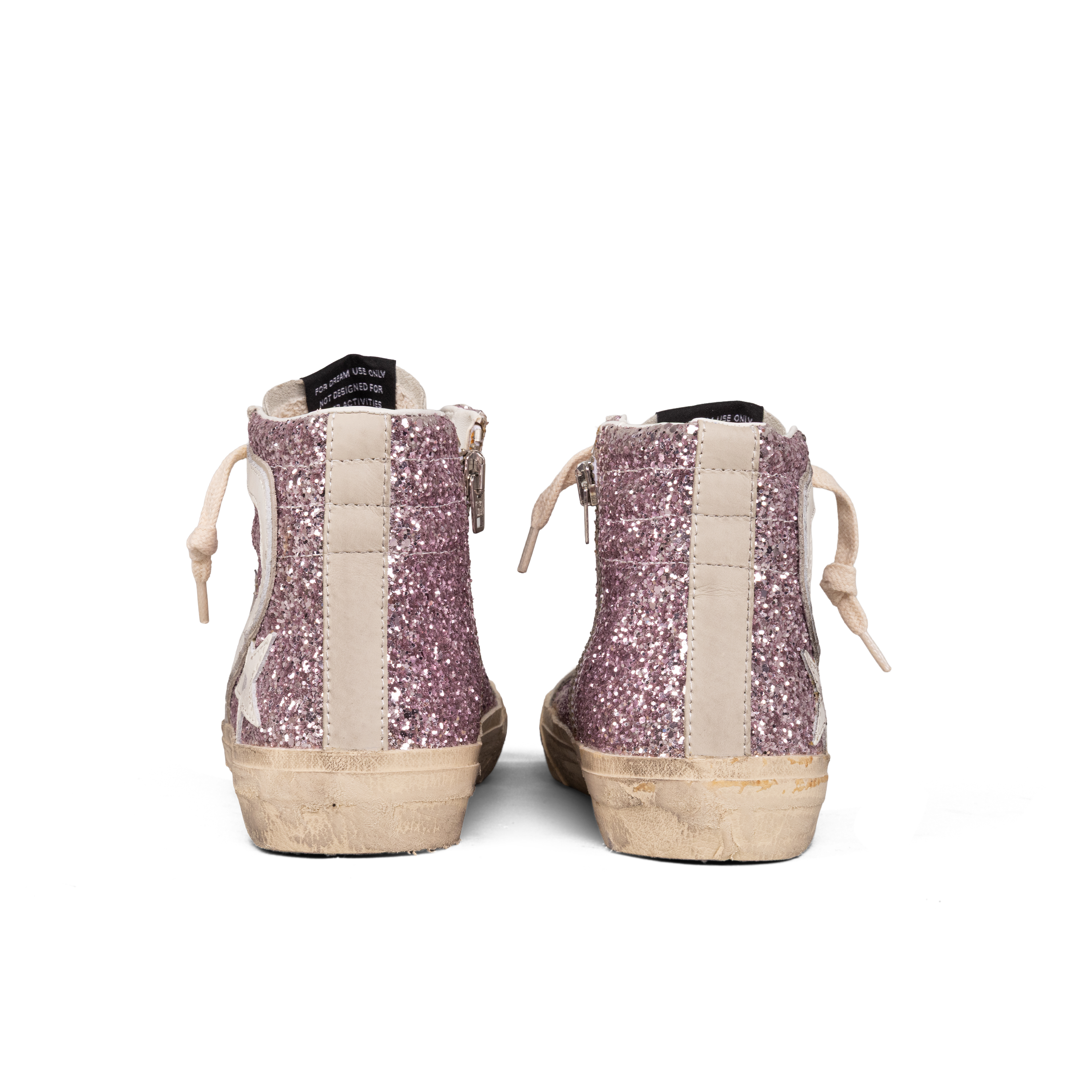Sneakers Blancos Golden Goose Slide Glitter