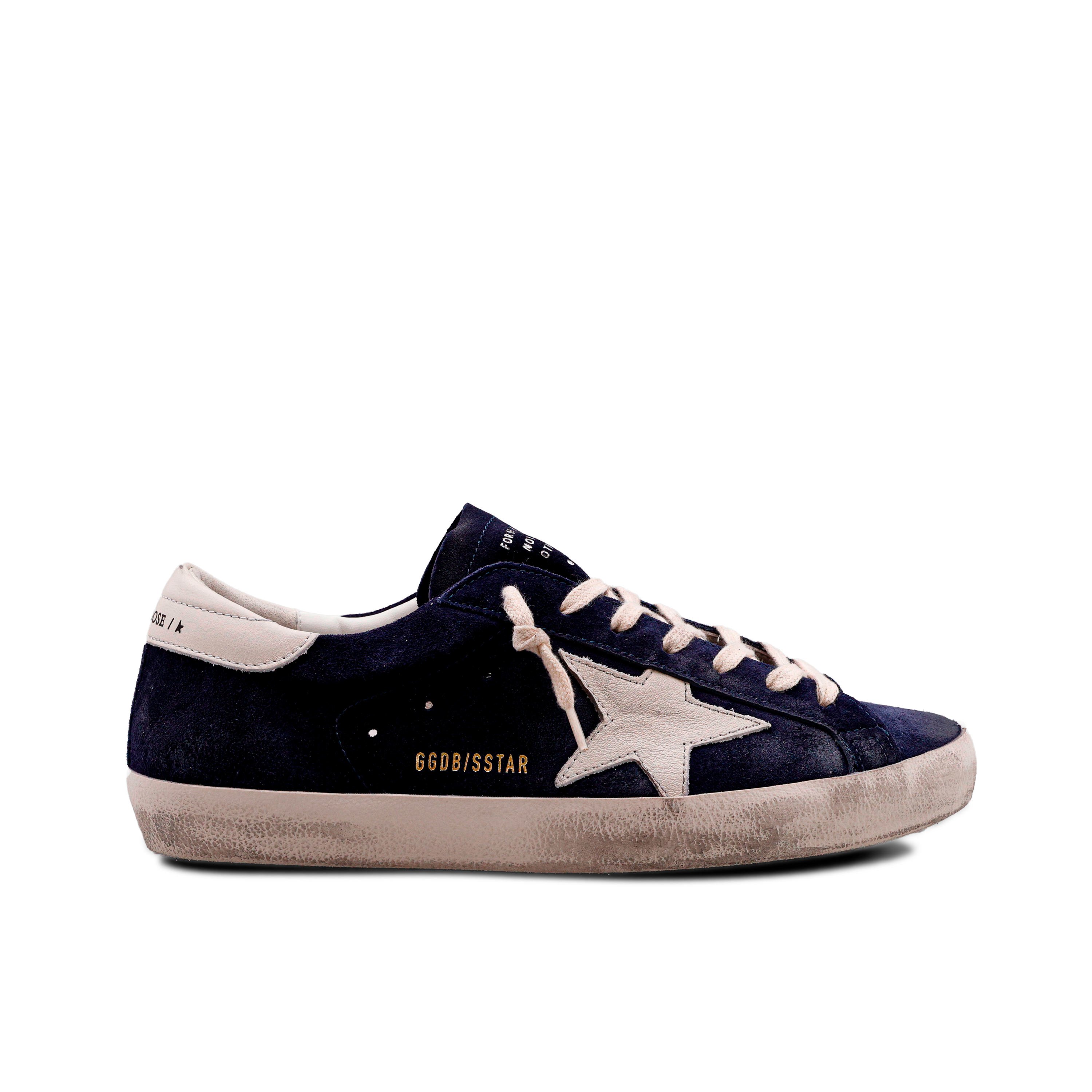 Sneakers Azules Golden Goose Super-Star Suede Leather