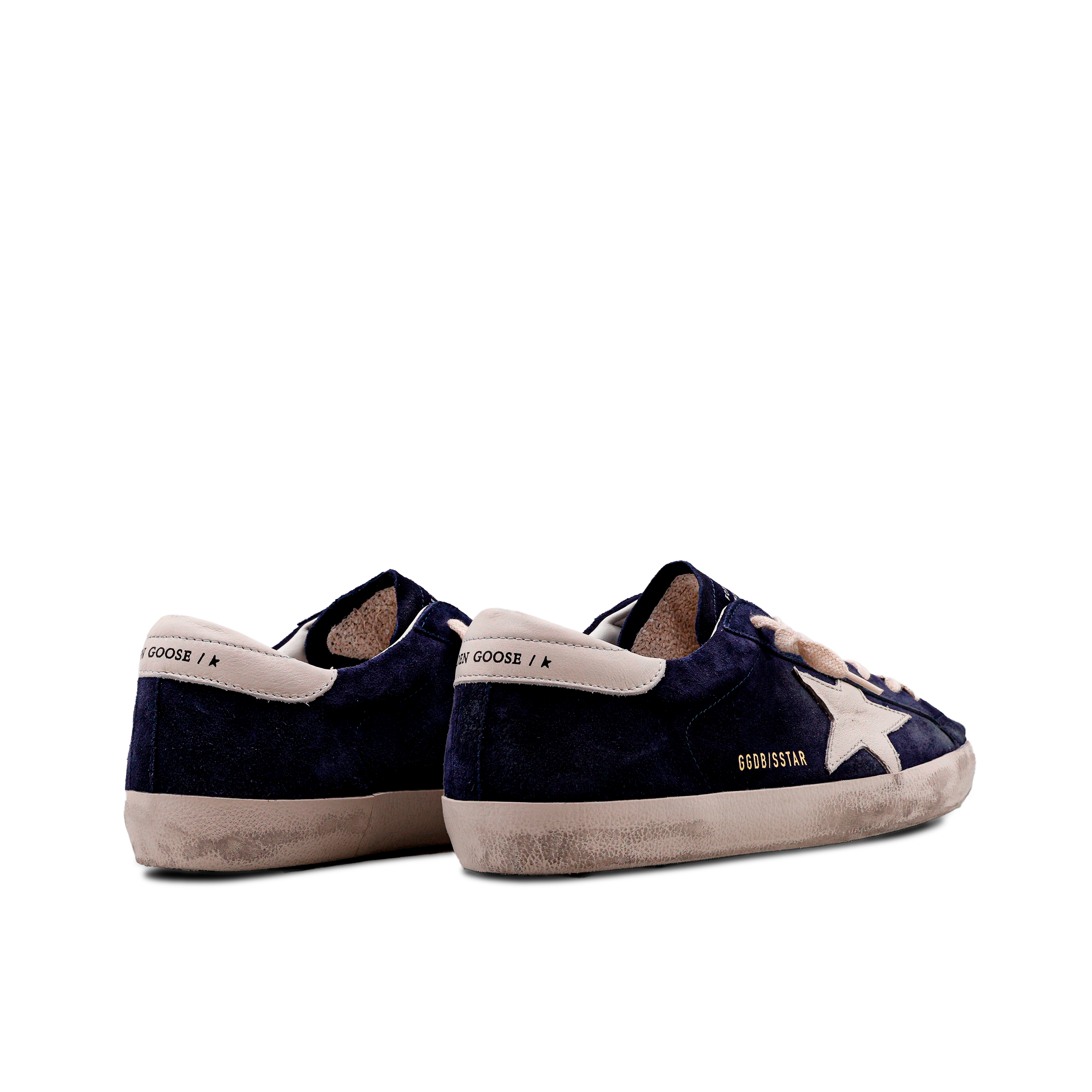 Sneakers Azules Golden Goose Super-Star Suede Leather