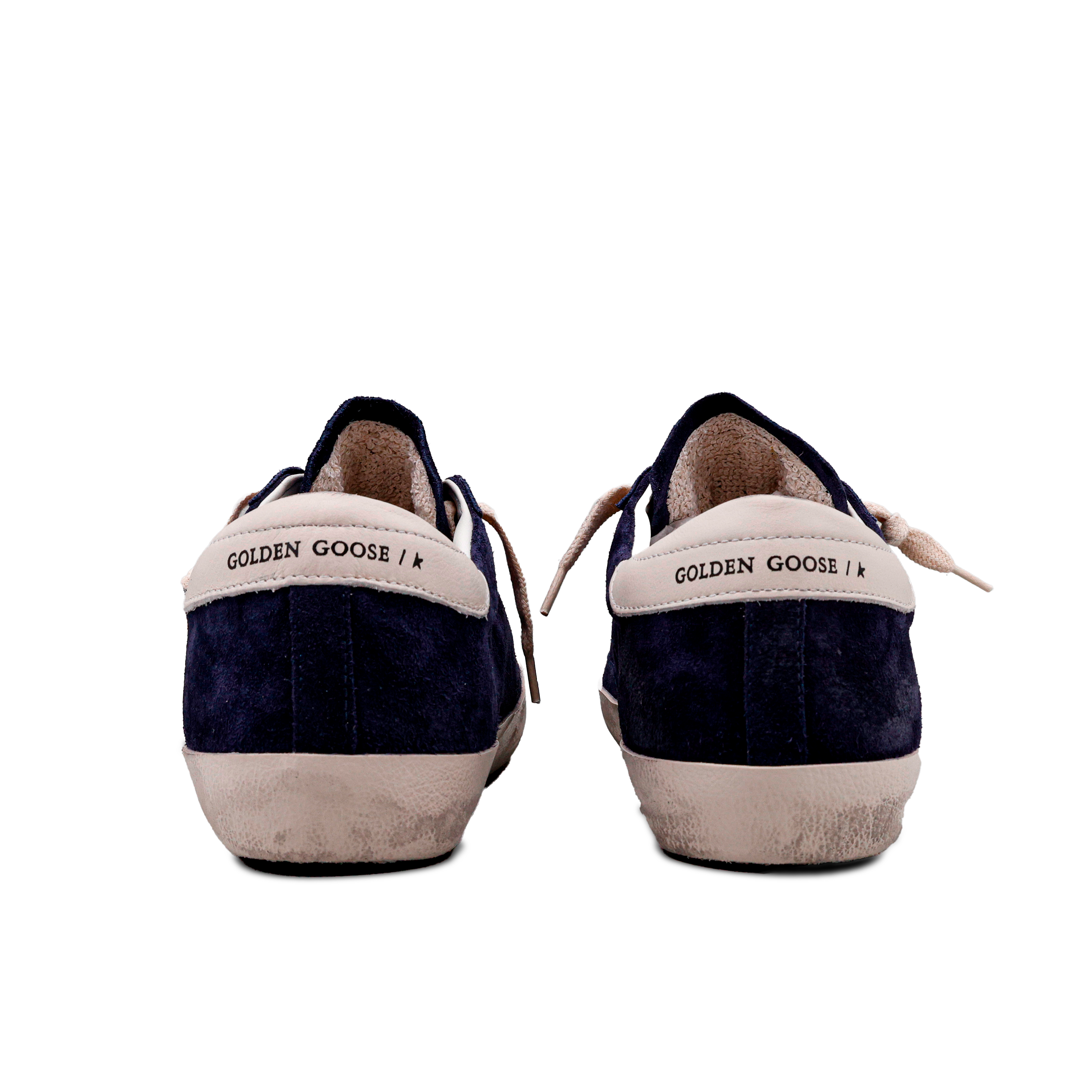 Sneakers Azules Golden Goose Super-Star Suede Leather