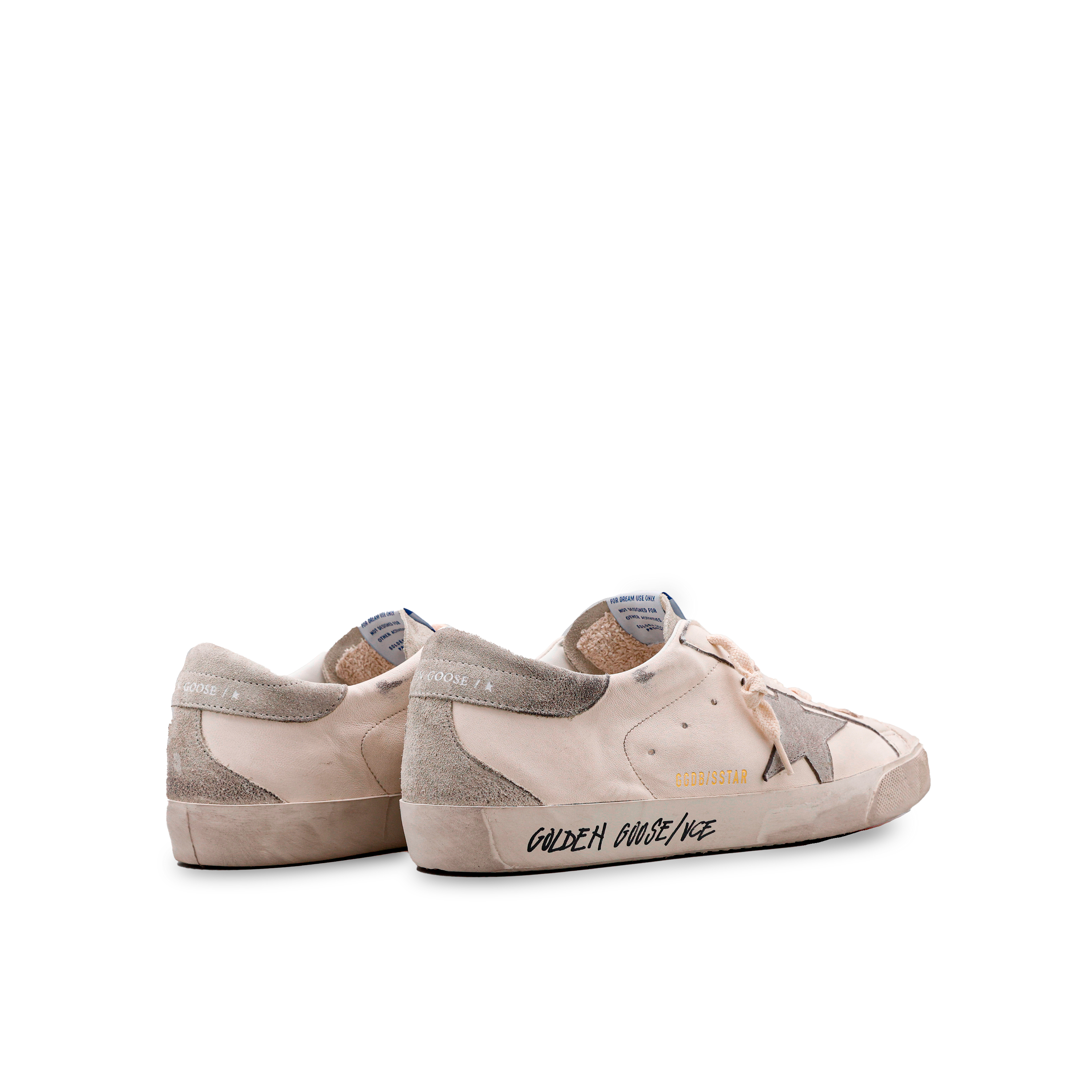 Sneakers Blancos Golden Goose Plateado Super-Star VCE