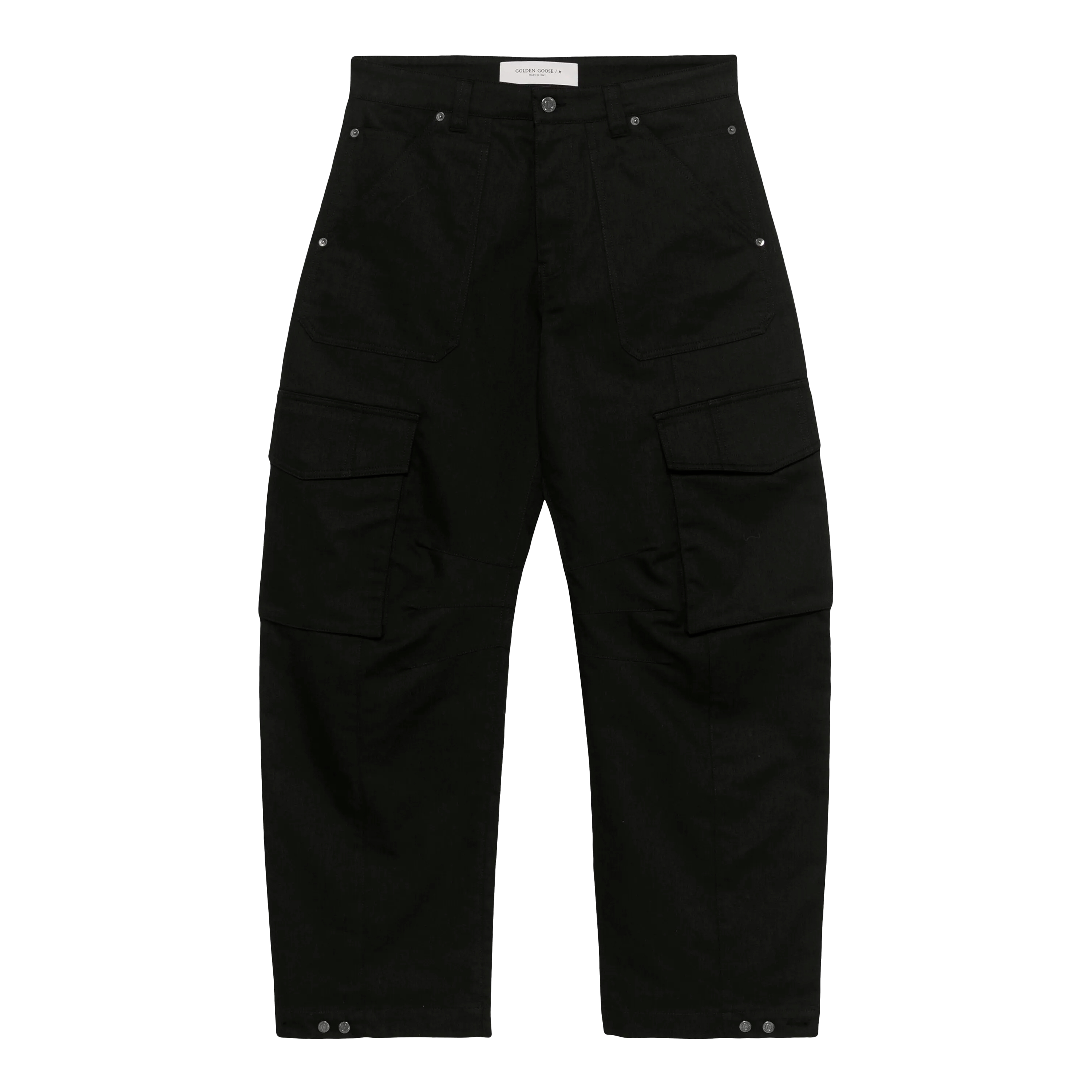 Pantalón Negro Golden Goose Cargo Mixed