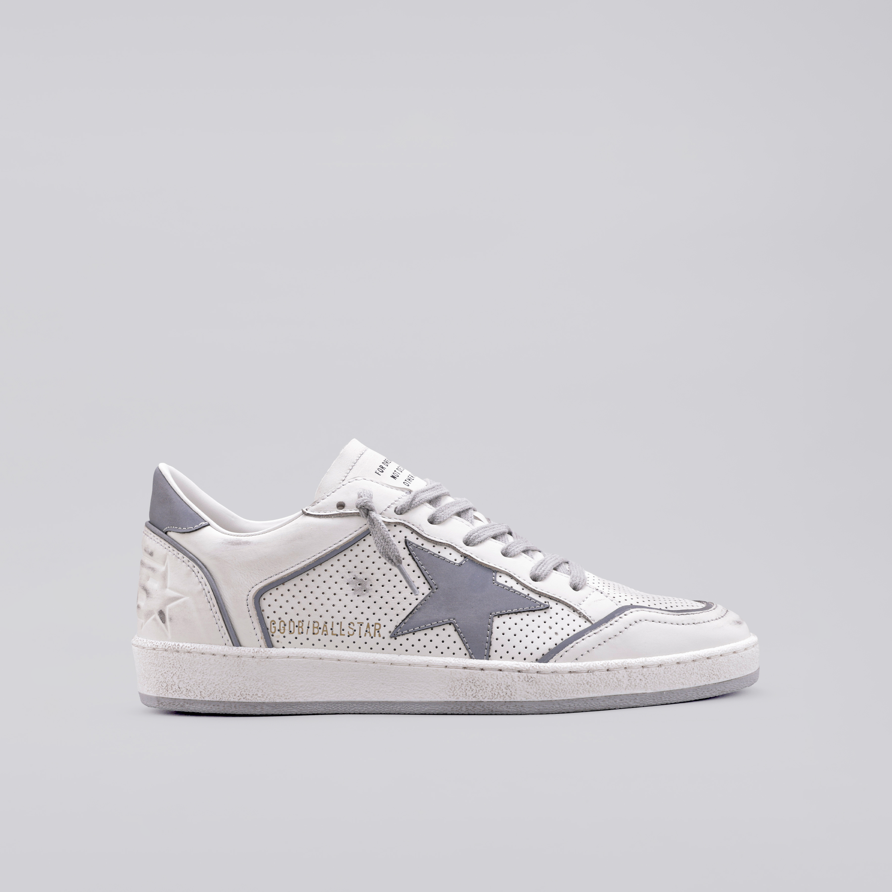 Sneakers Blancos Plateados Golden Goose