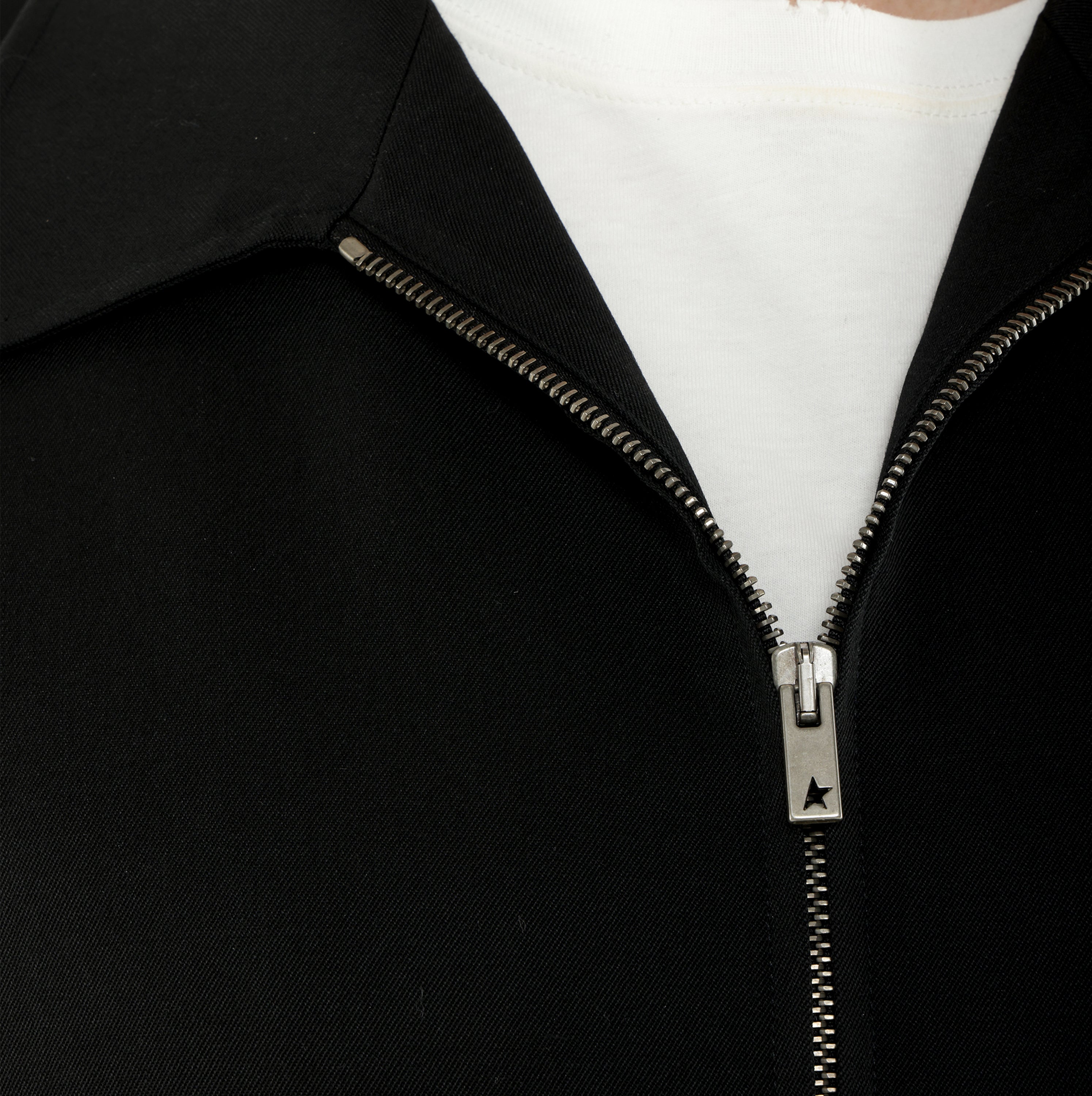 Chaqueta Negra Golden Goose Dry Wool