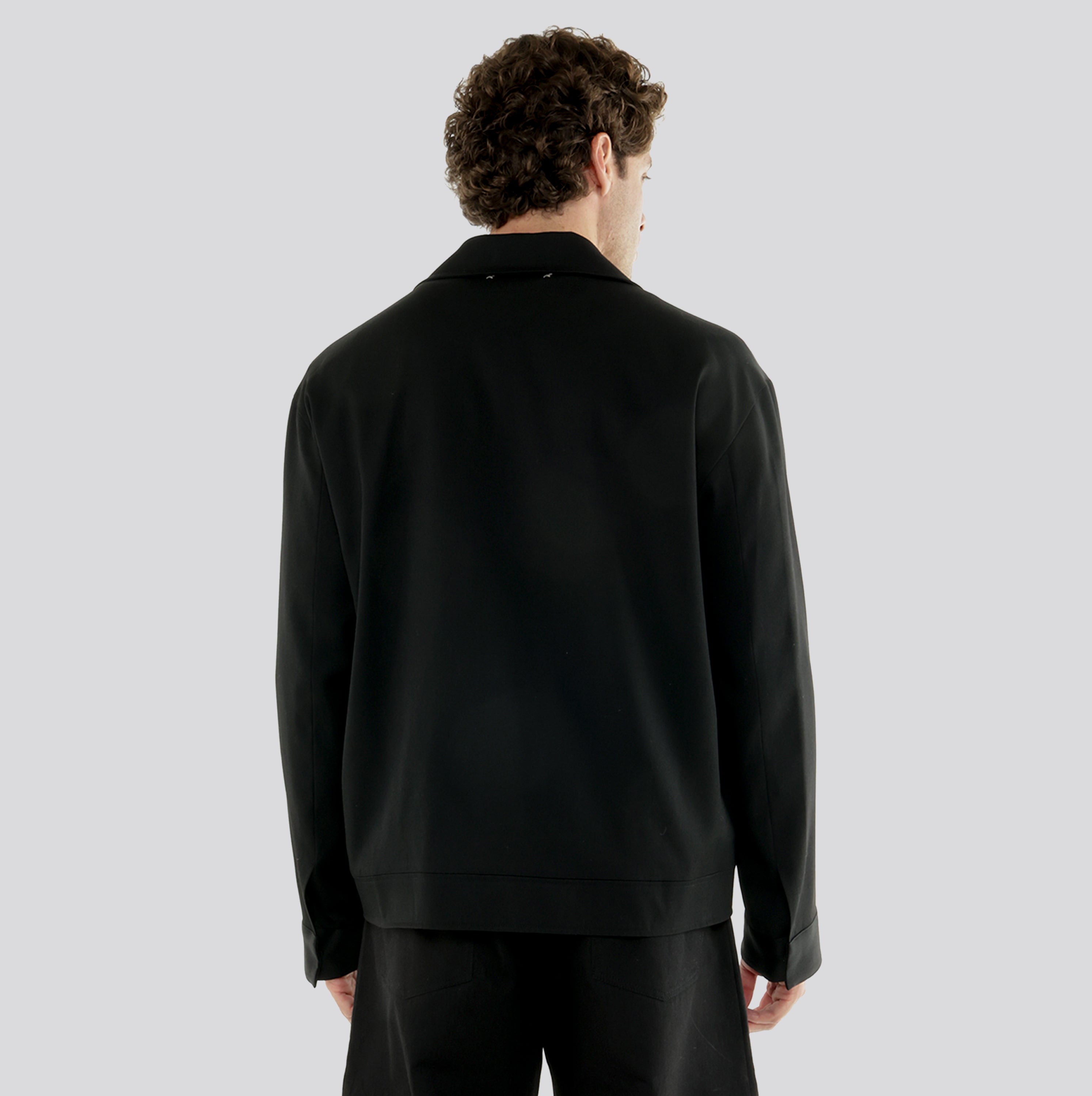 Chaqueta Negra Golden Goose Dry Wool