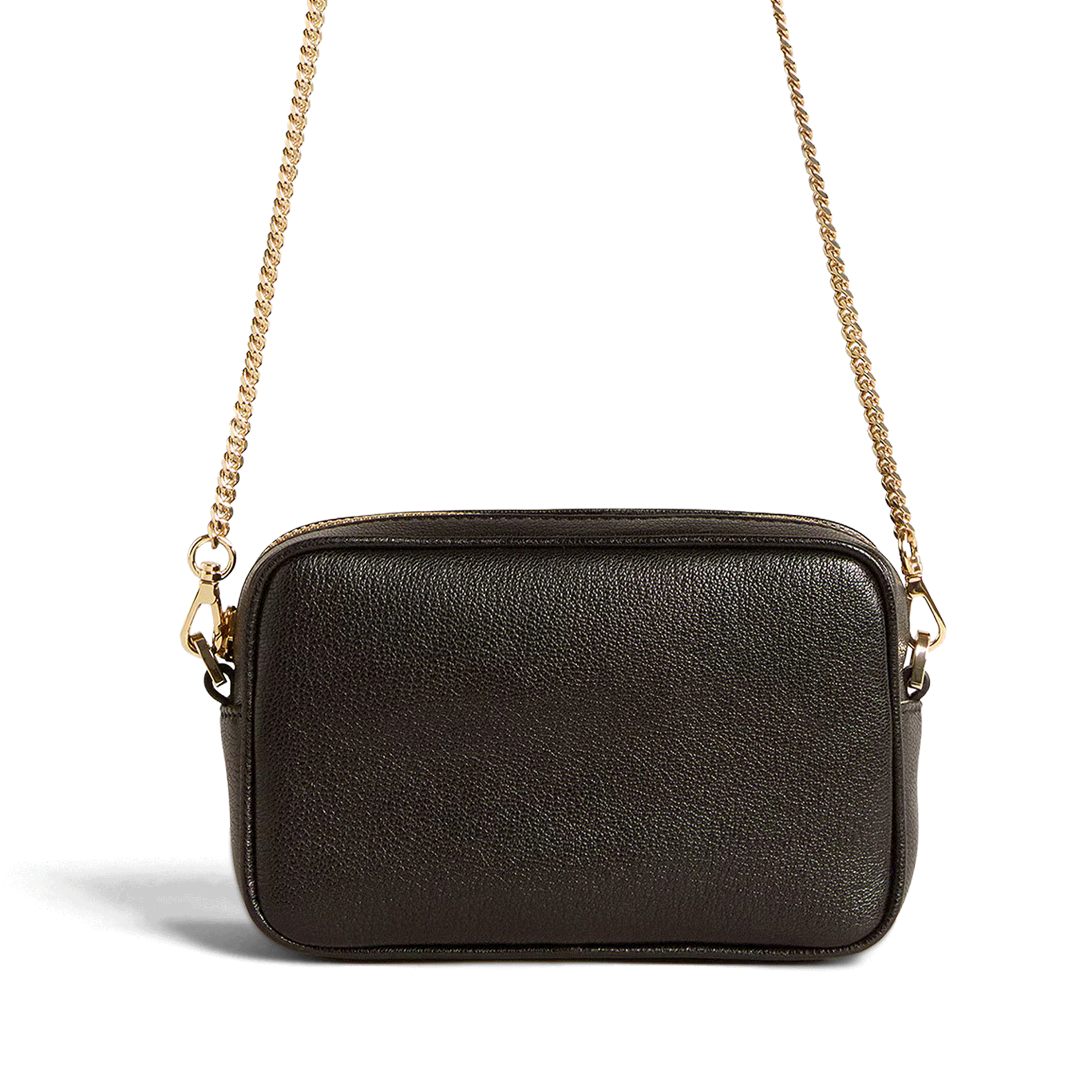 Cartera Negra Golden Goose Mini Star Wrinkled Goat