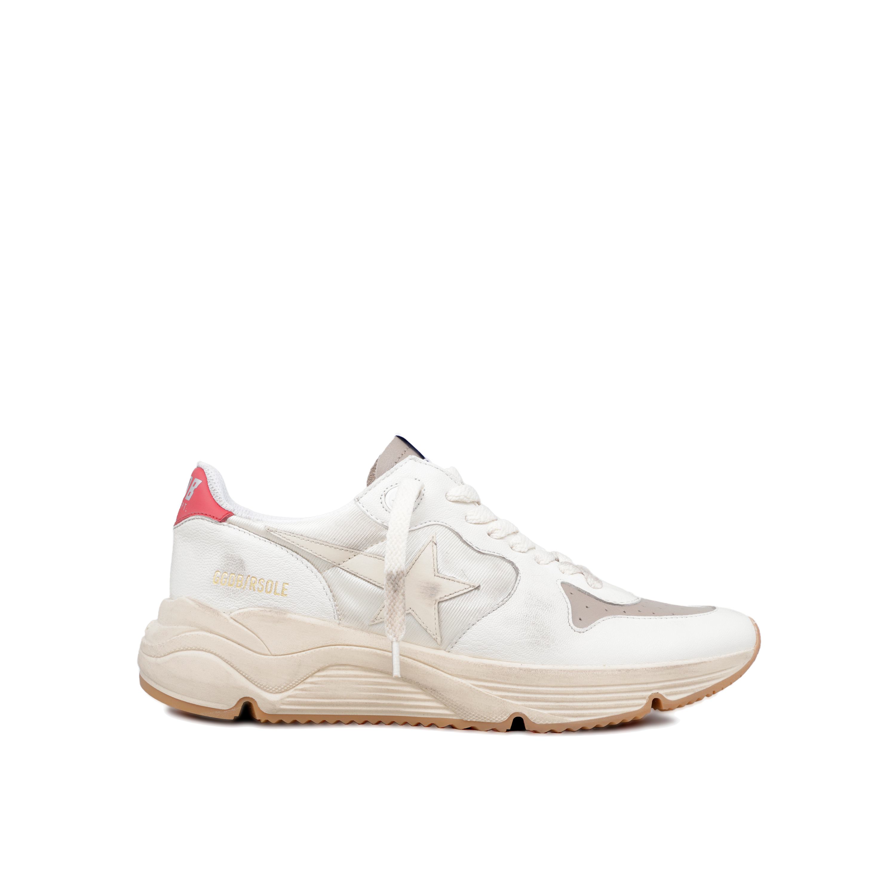 Sneakers Blanco Rojo Golden Goose Running Sole