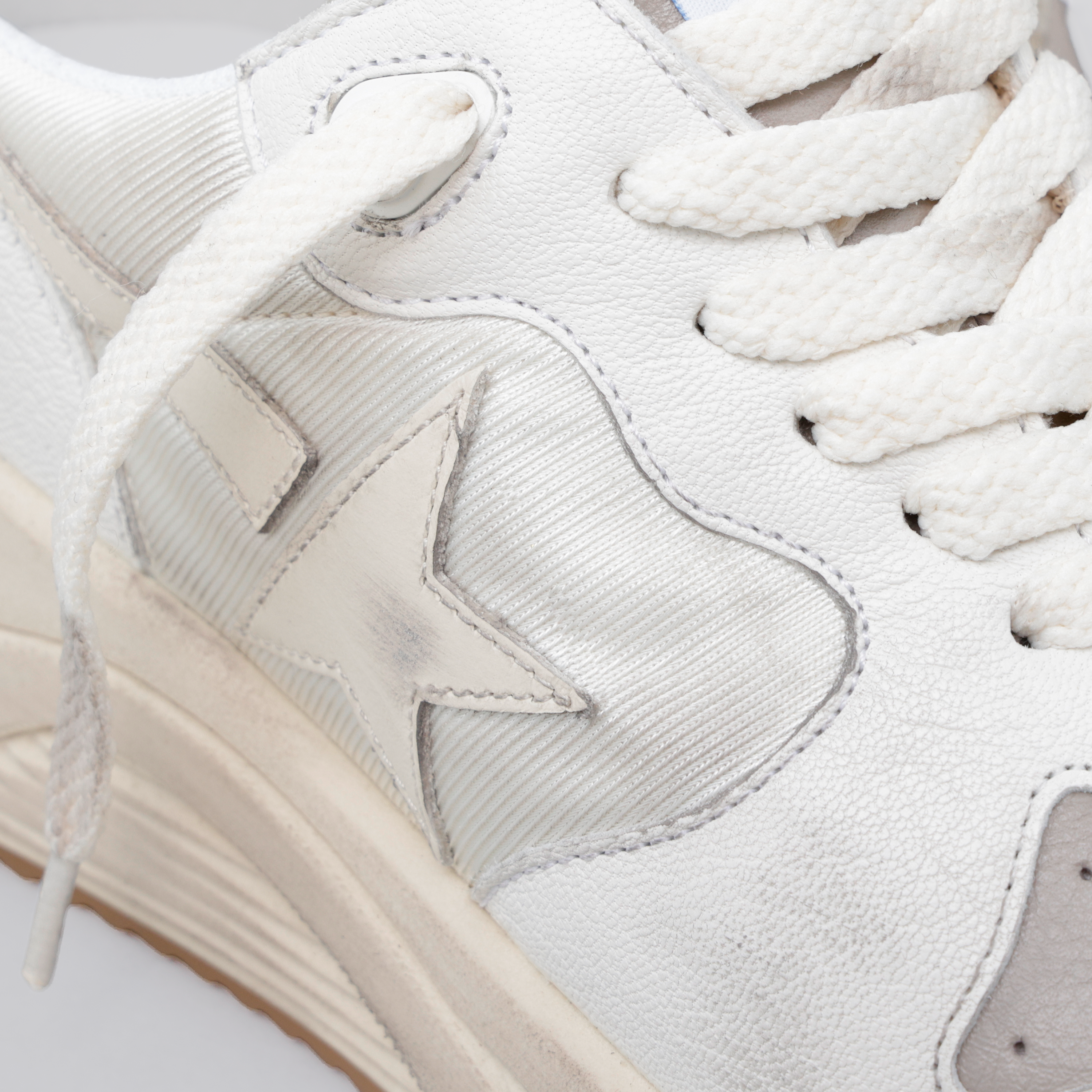 Sneakers Blanco Rojo Golden Goose Running Sole