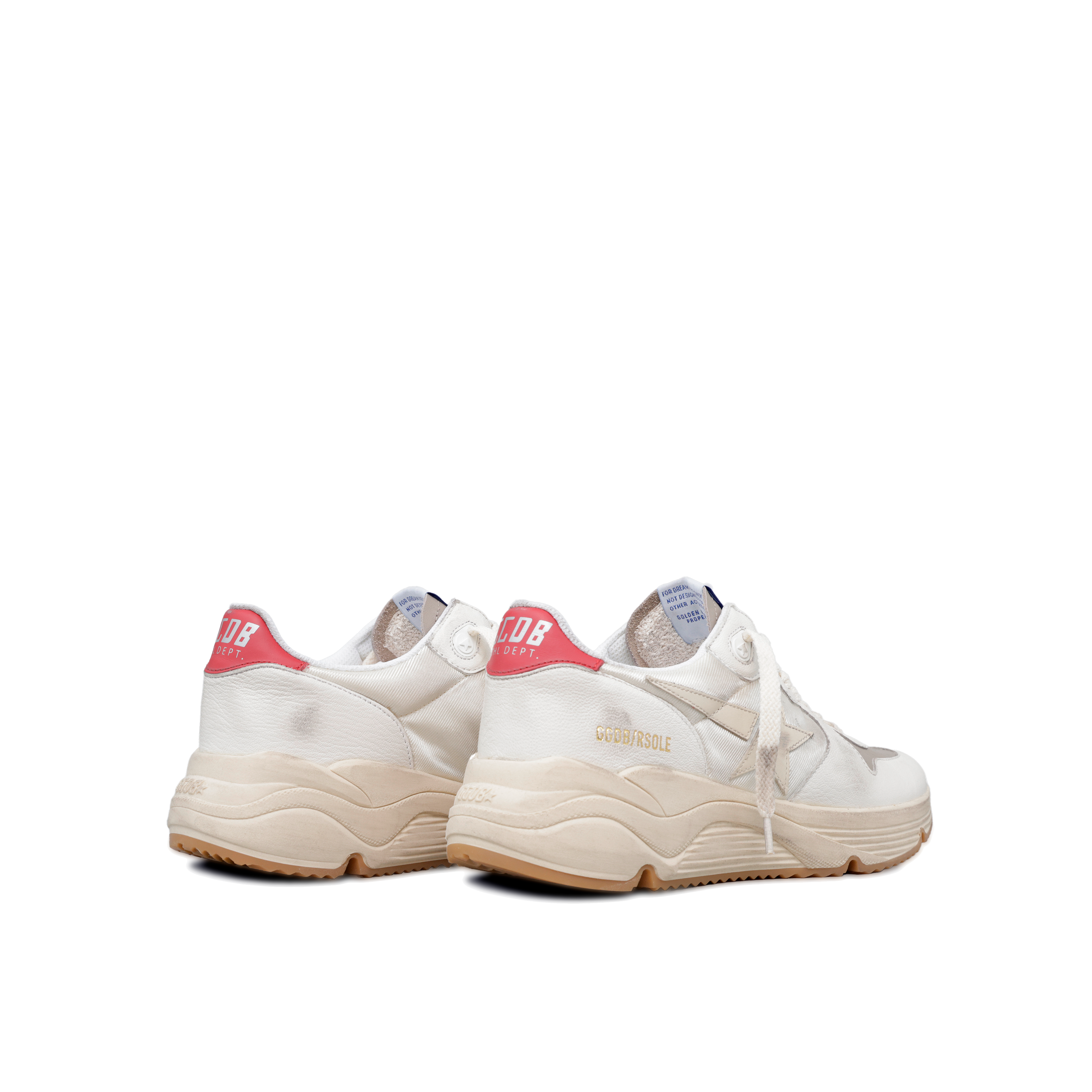 Sneakers Blanco Rojo Golden Goose Running Sole