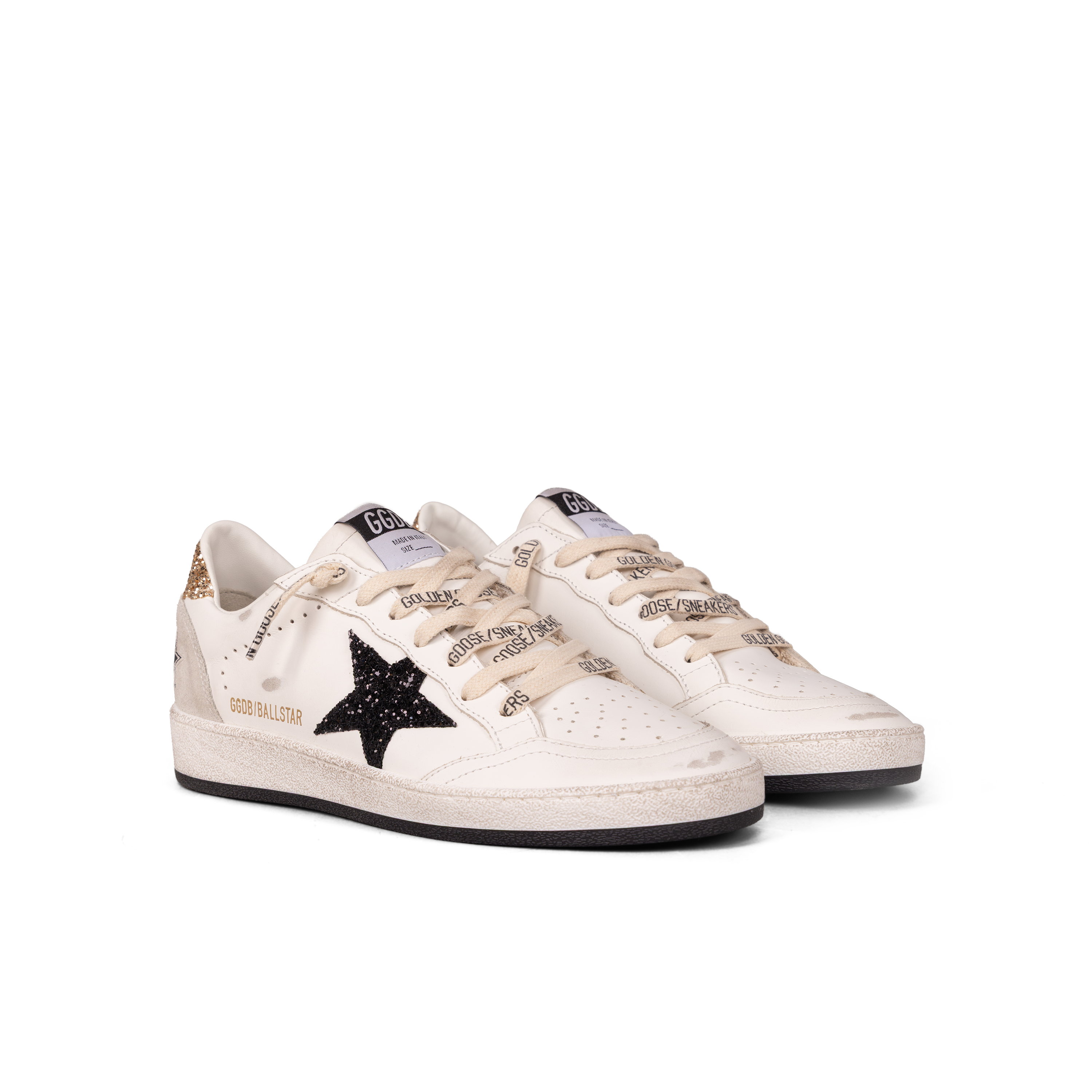 Sneakers Blancos Golden Goose Ballstar Glitter Star & Heel