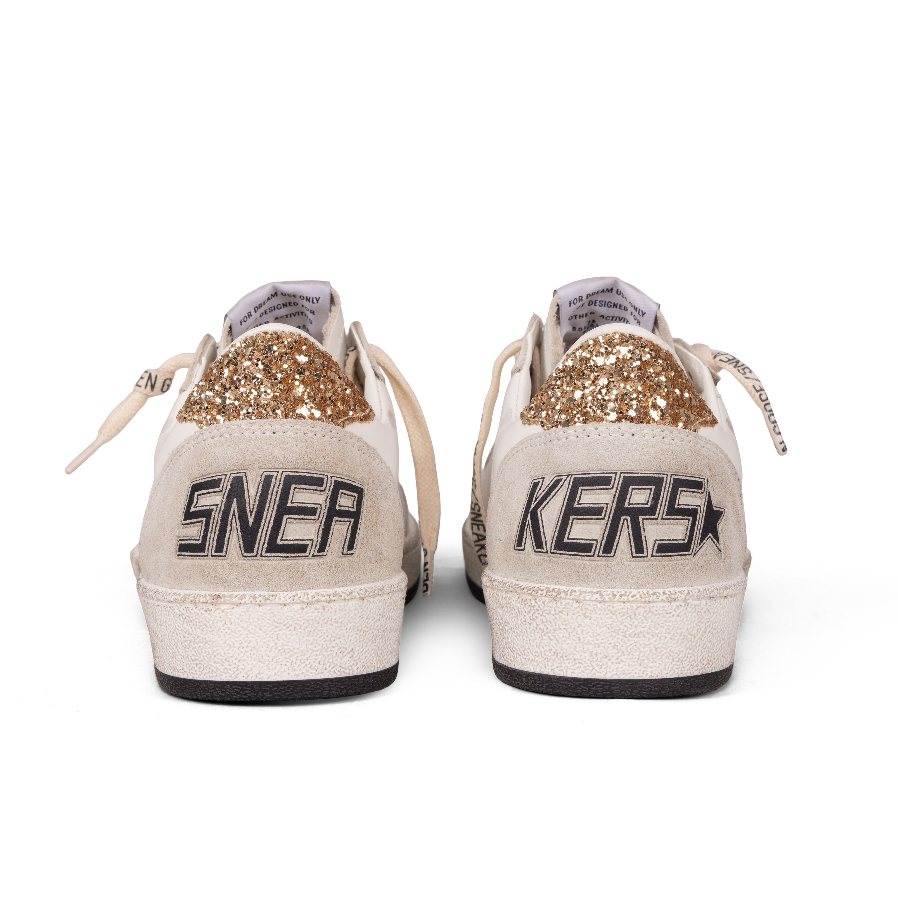 Sneakers Blancos Golden Goose Ballstar Glitter Star & Heel