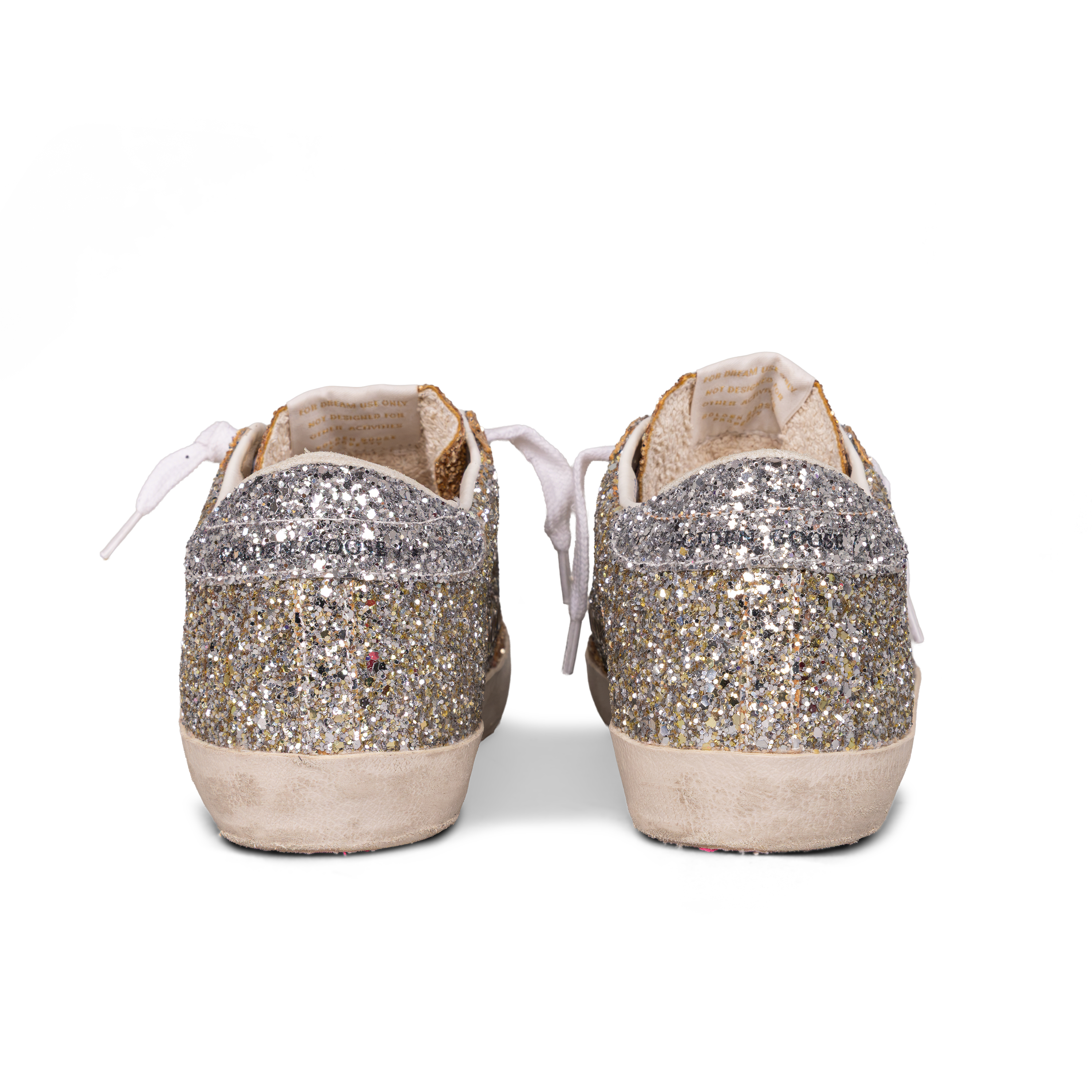 Sneakers Silver Golden Goose Super-Star Glitter