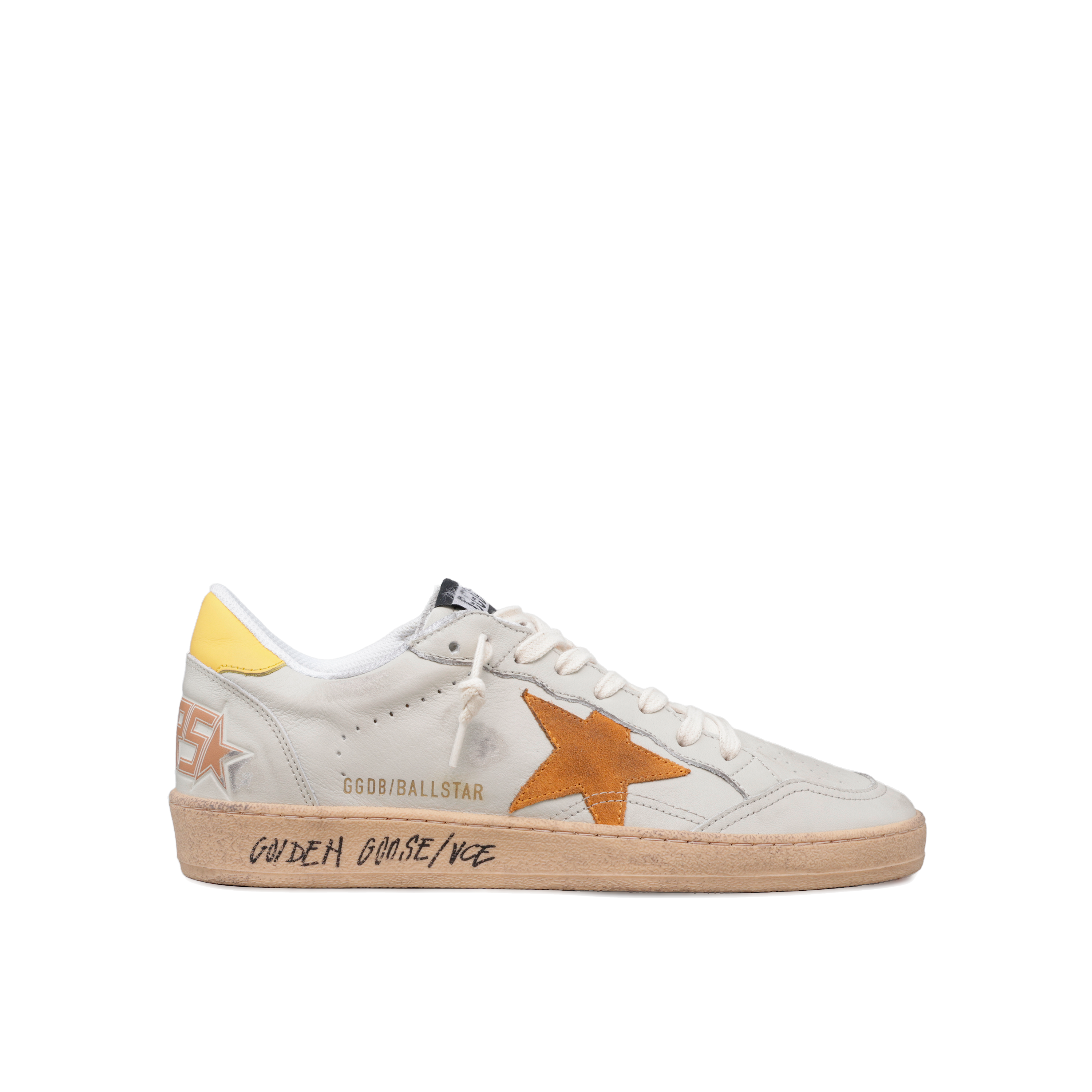 Sneakers Blanco Golden Goose Ball Star Leather Signature Foxing