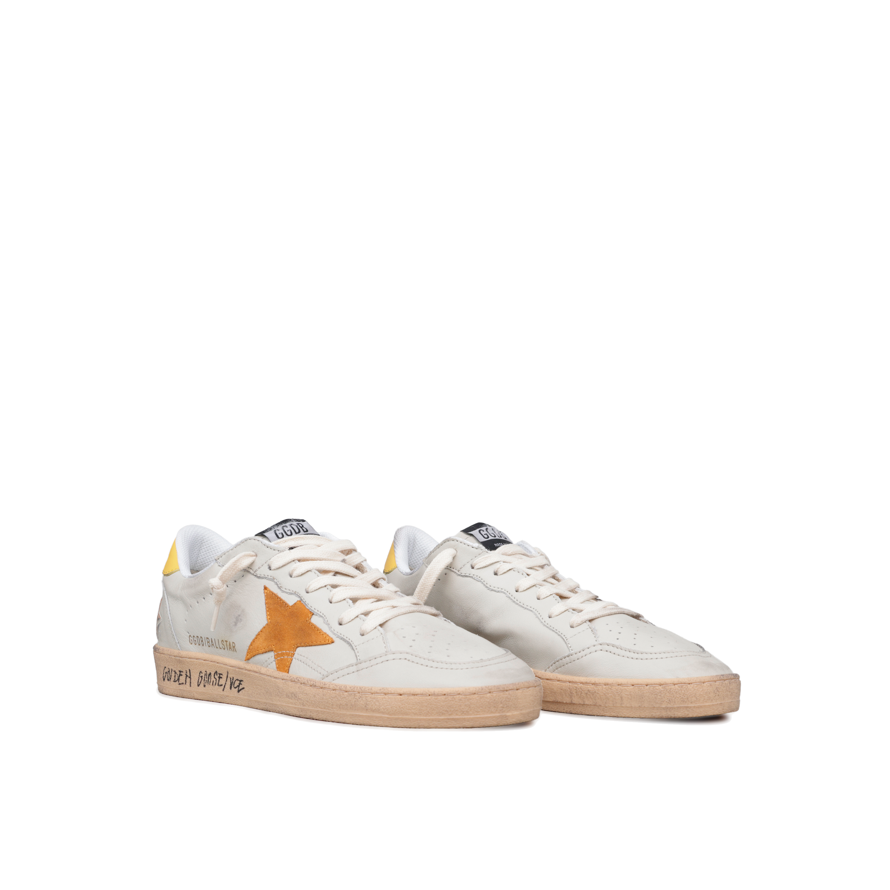 Sneakers Blanco Golden Goose Ball Star Leather Signature Foxing