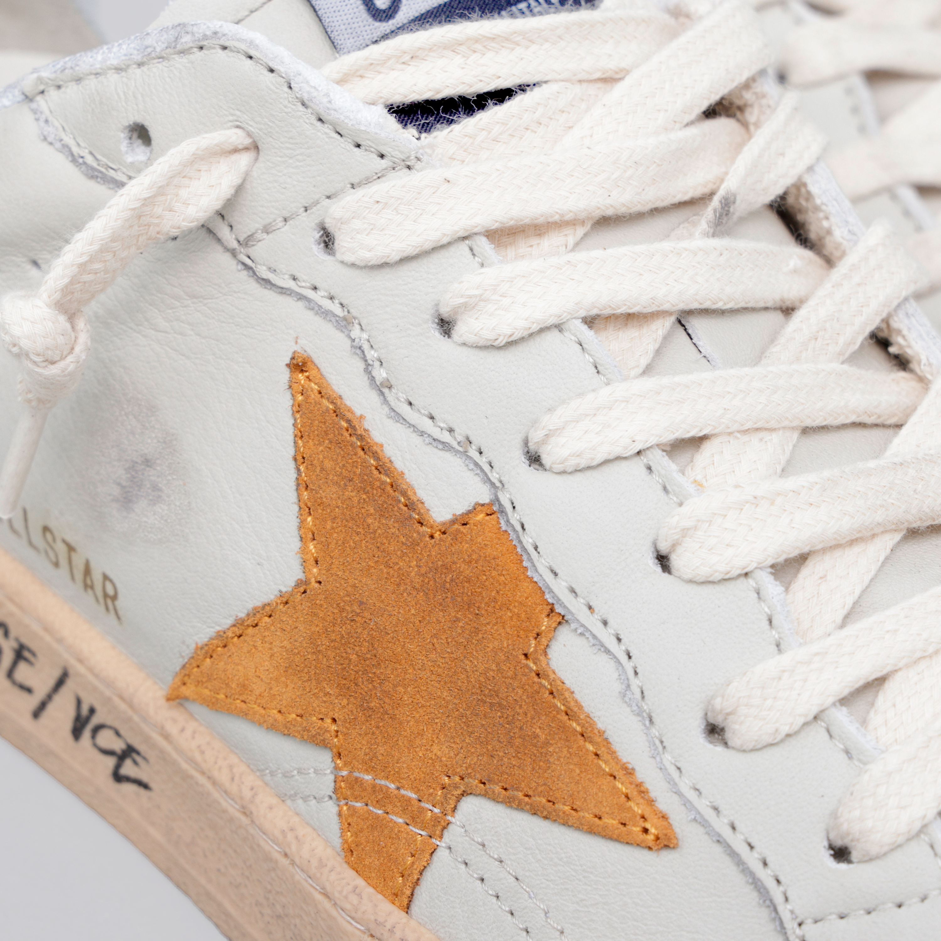Sneakers Blanco Golden Goose Ball Star Leather Signature Foxing