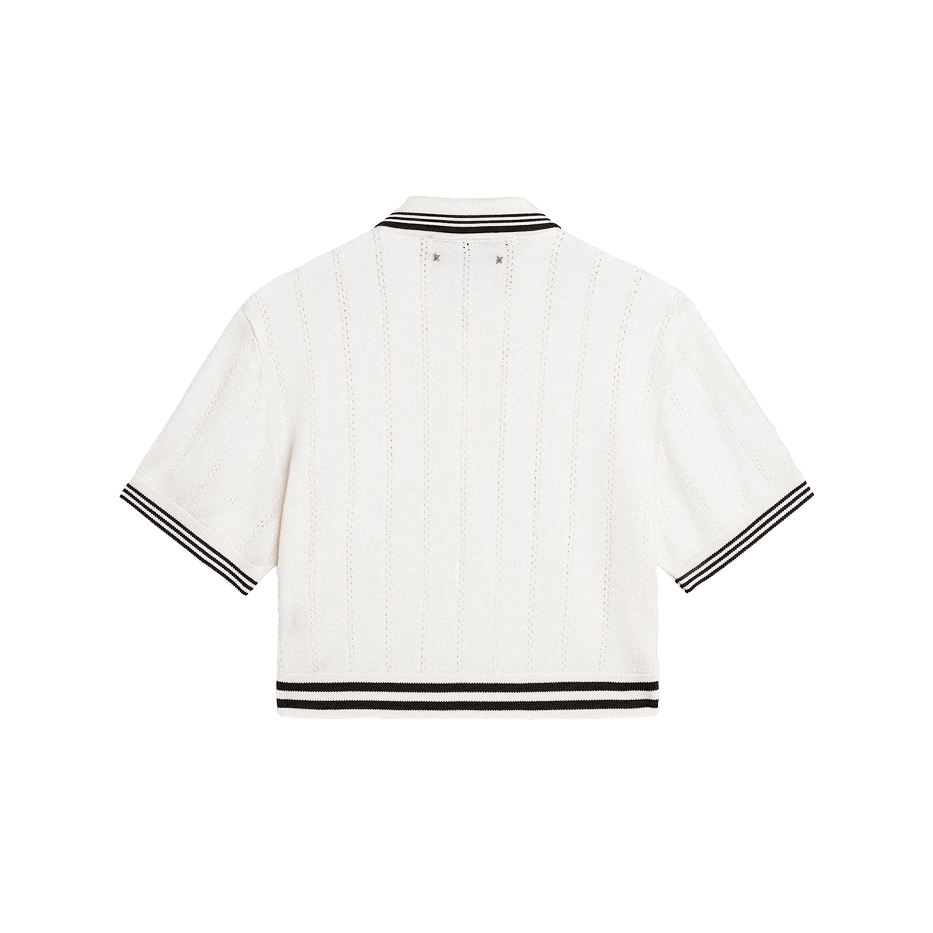 Camiseta Tipo Polo Blanca Golden Goose Martha