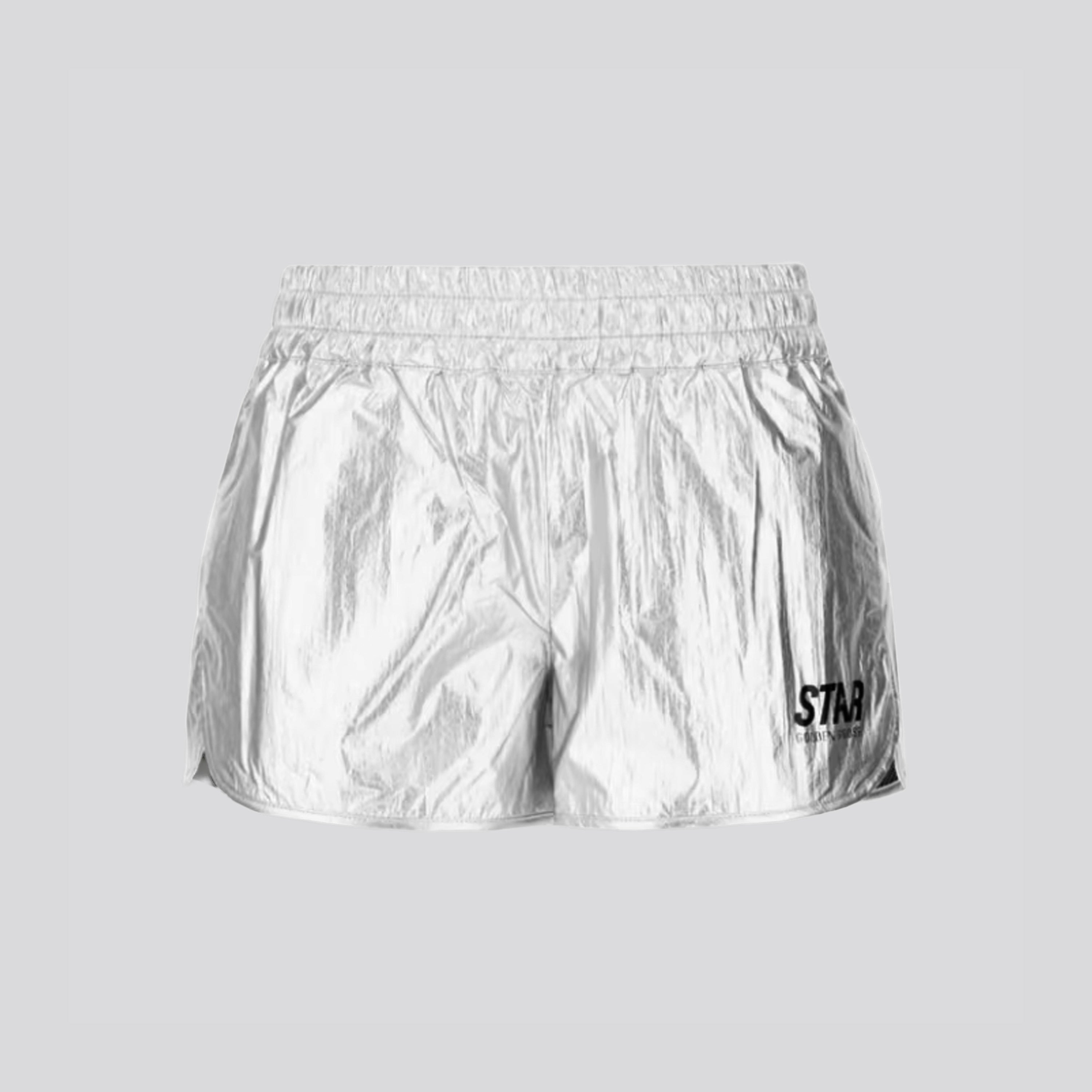 Short Silver Golden Goose Diana