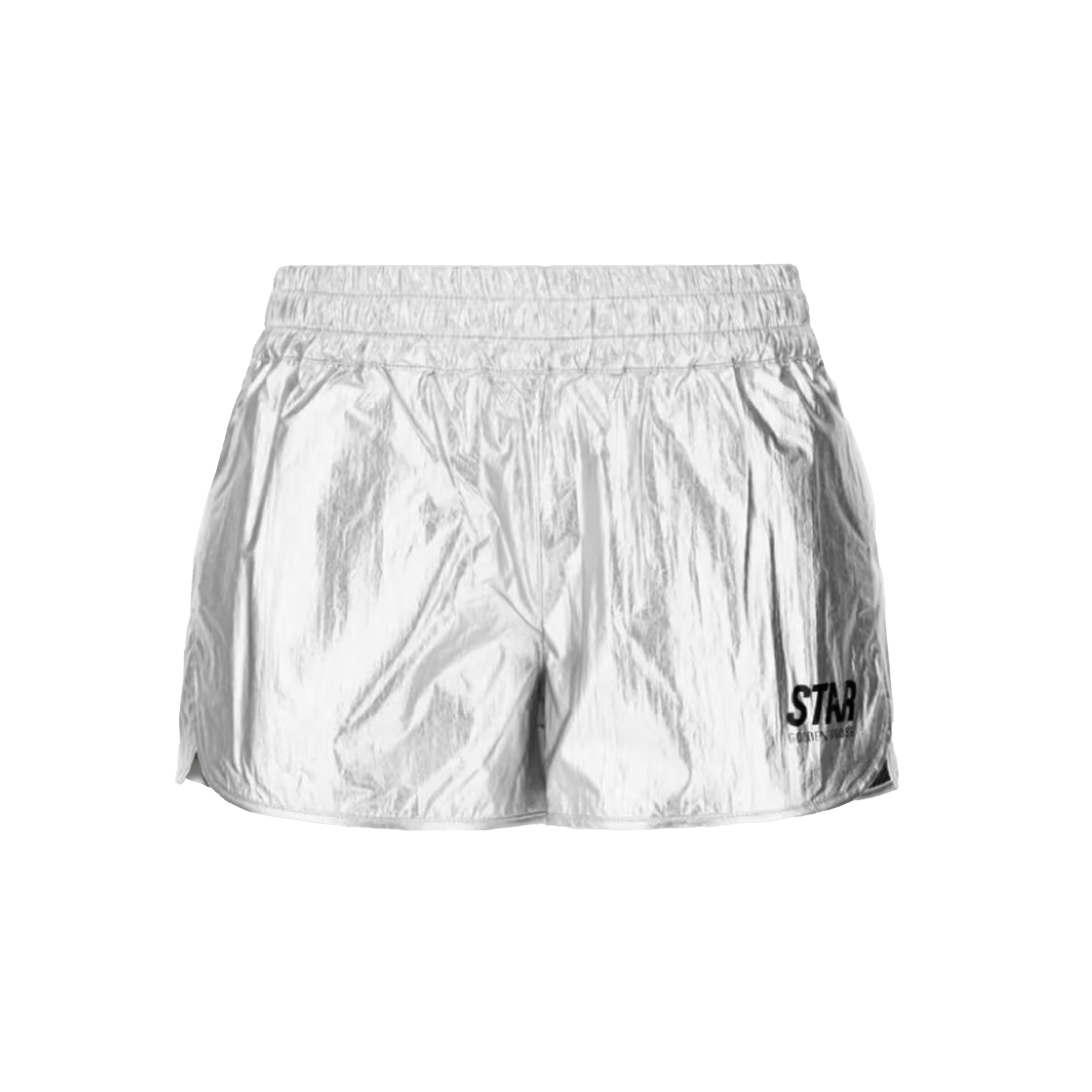 Short Silver Golden Goose Diana