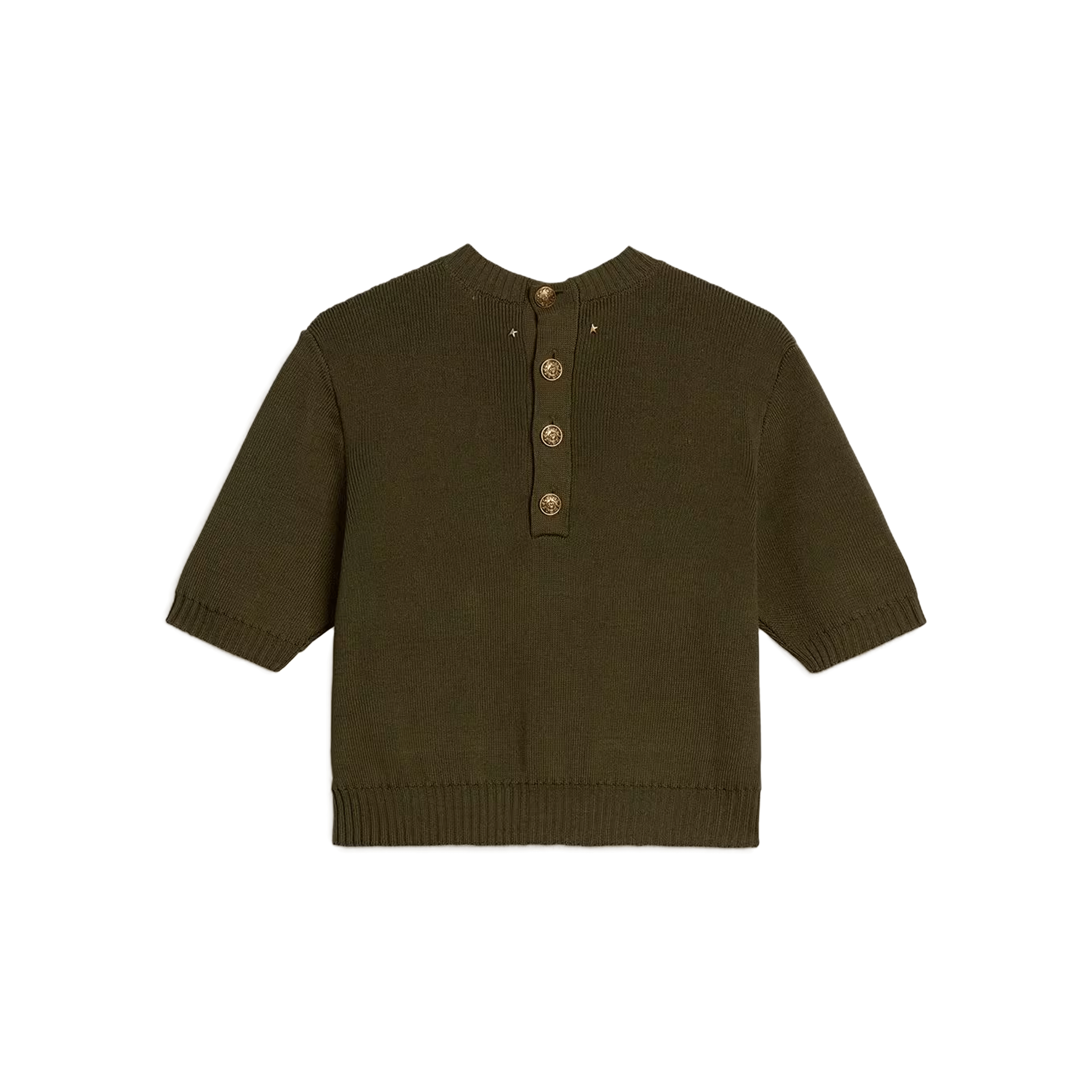 Blusa Verde Golden Goose Pocket