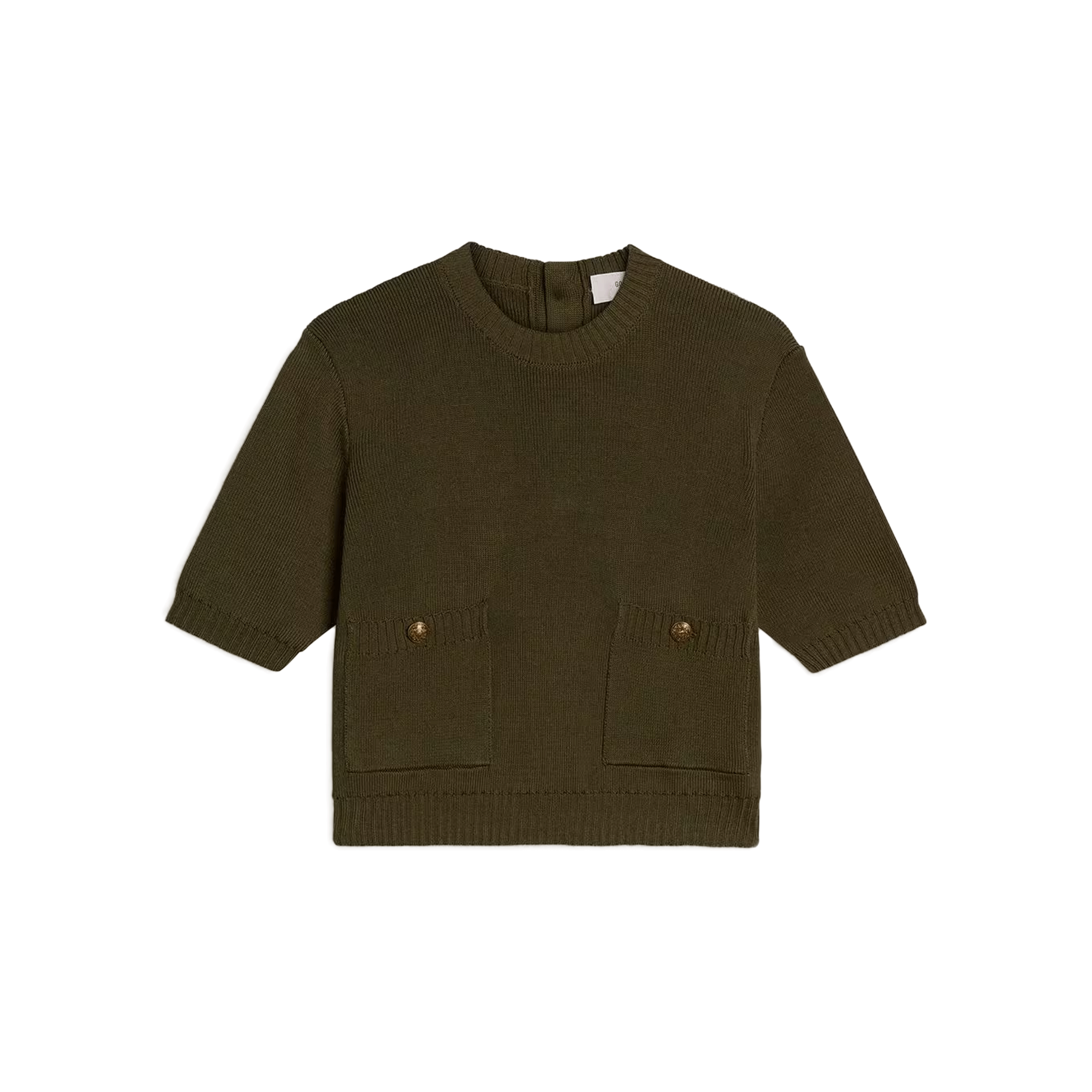 Blusa Verde Golden Goose Pocket