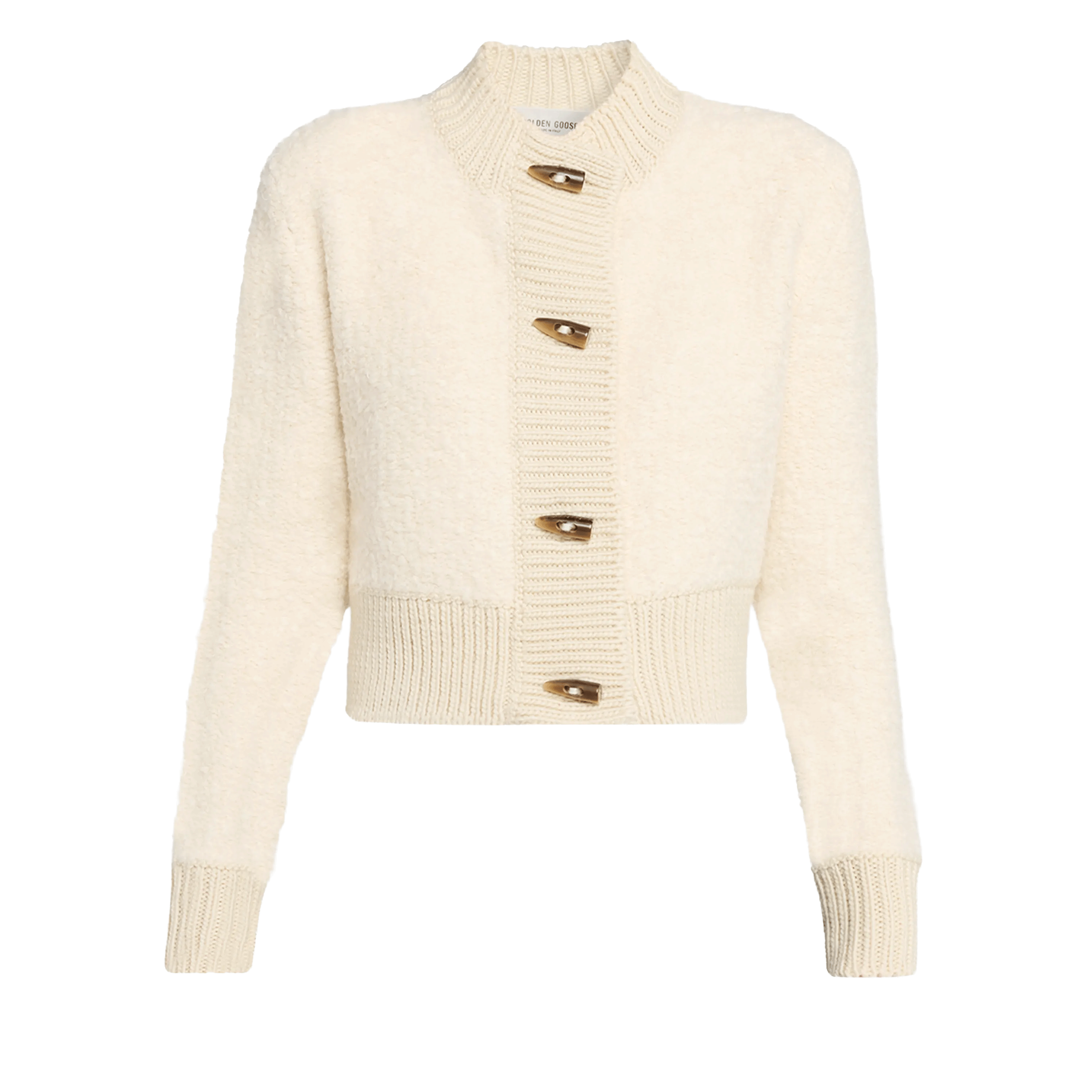 Buzo Blanco Golden Goose Oxa Wool Boucle