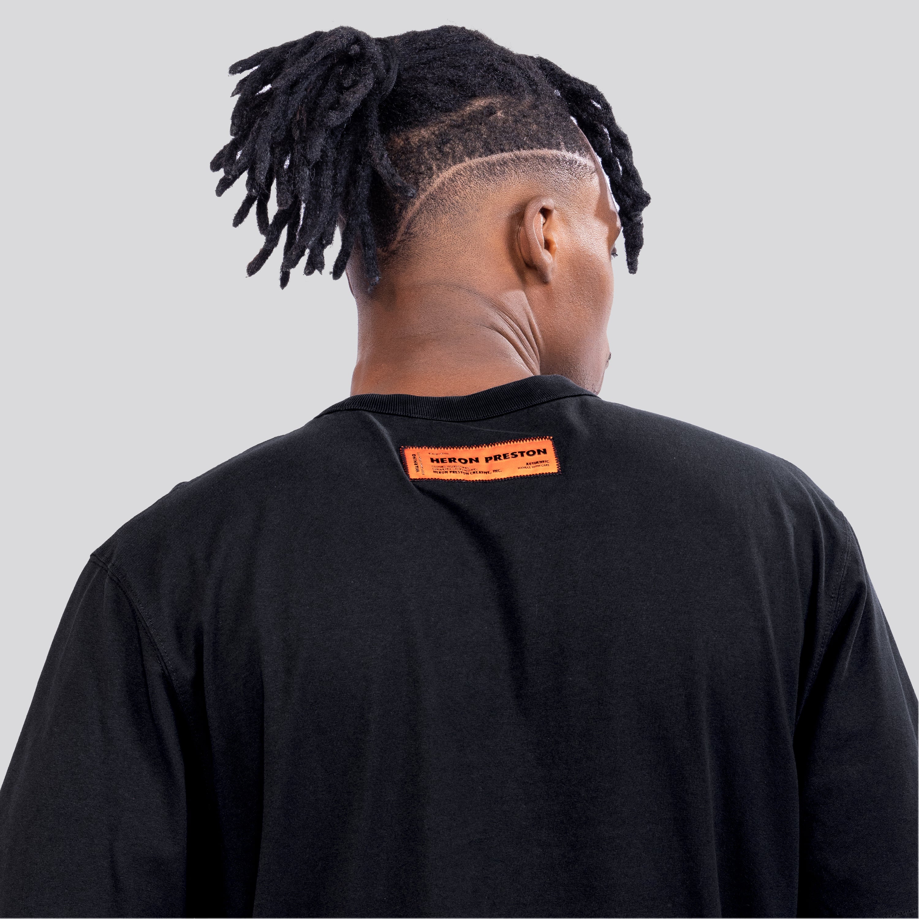 Camiseta Negra Heron Preston Nf Censored