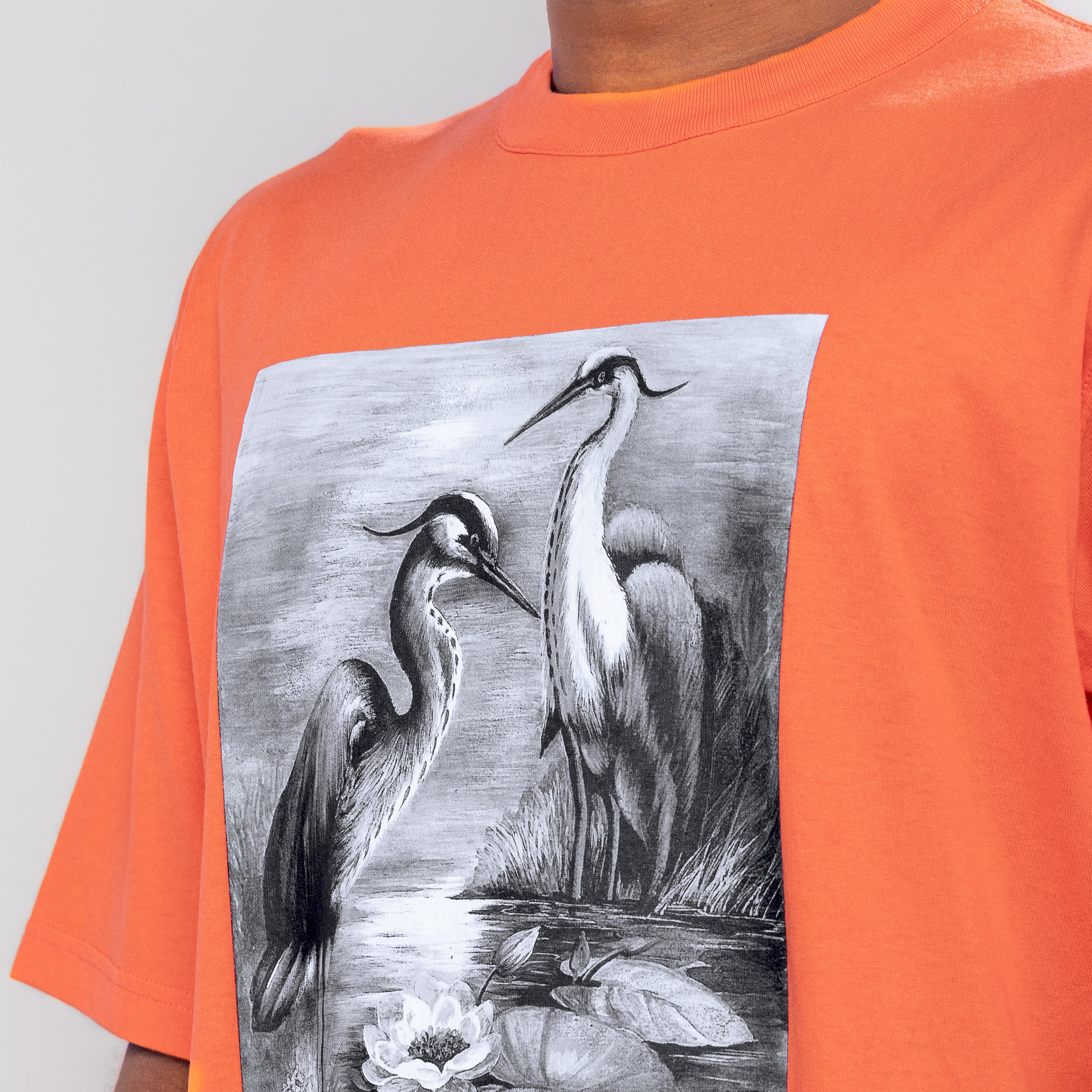 Camiseta Naranjada Heron Preston Nf Censored