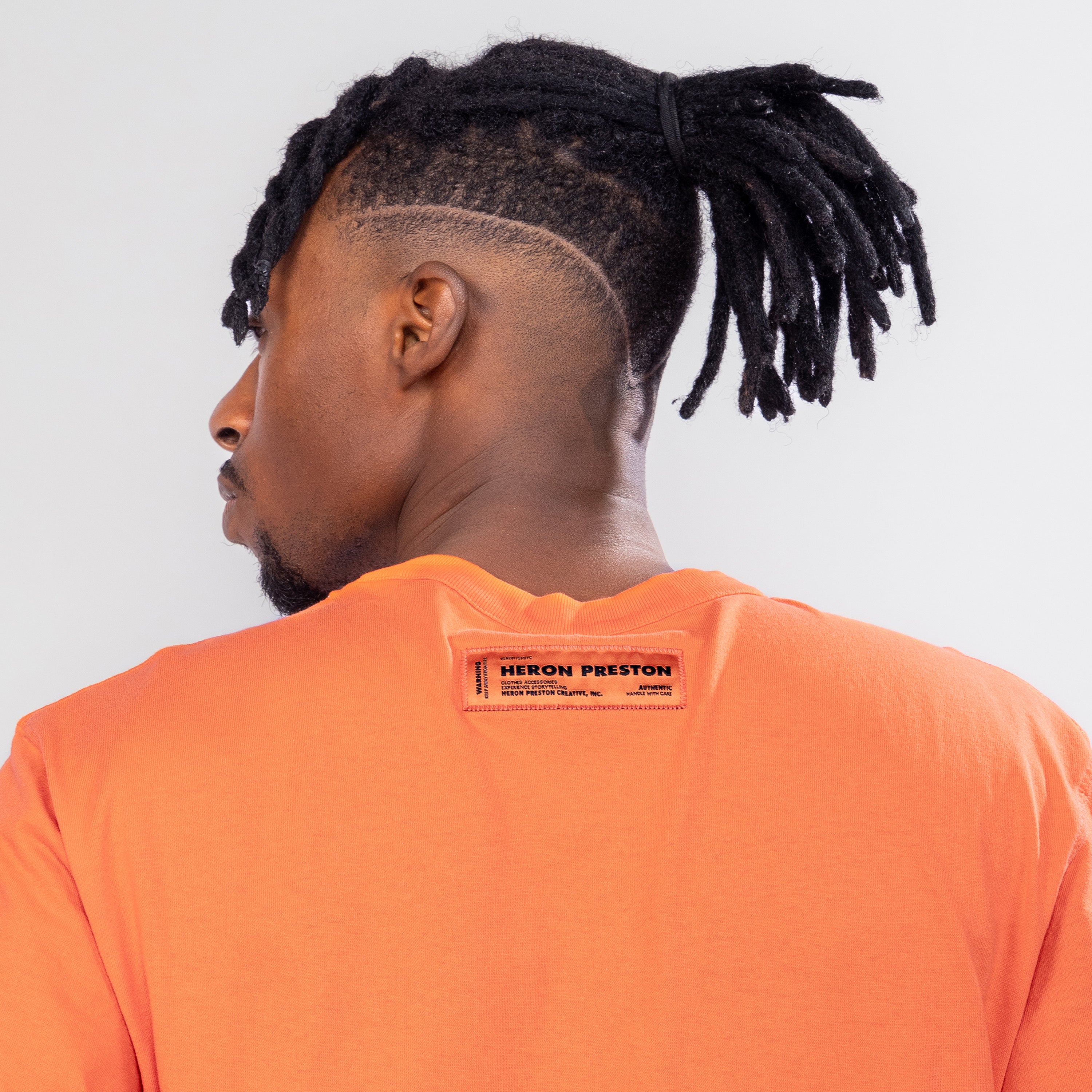 Camiseta Naranjada Heron Preston Nf Censored