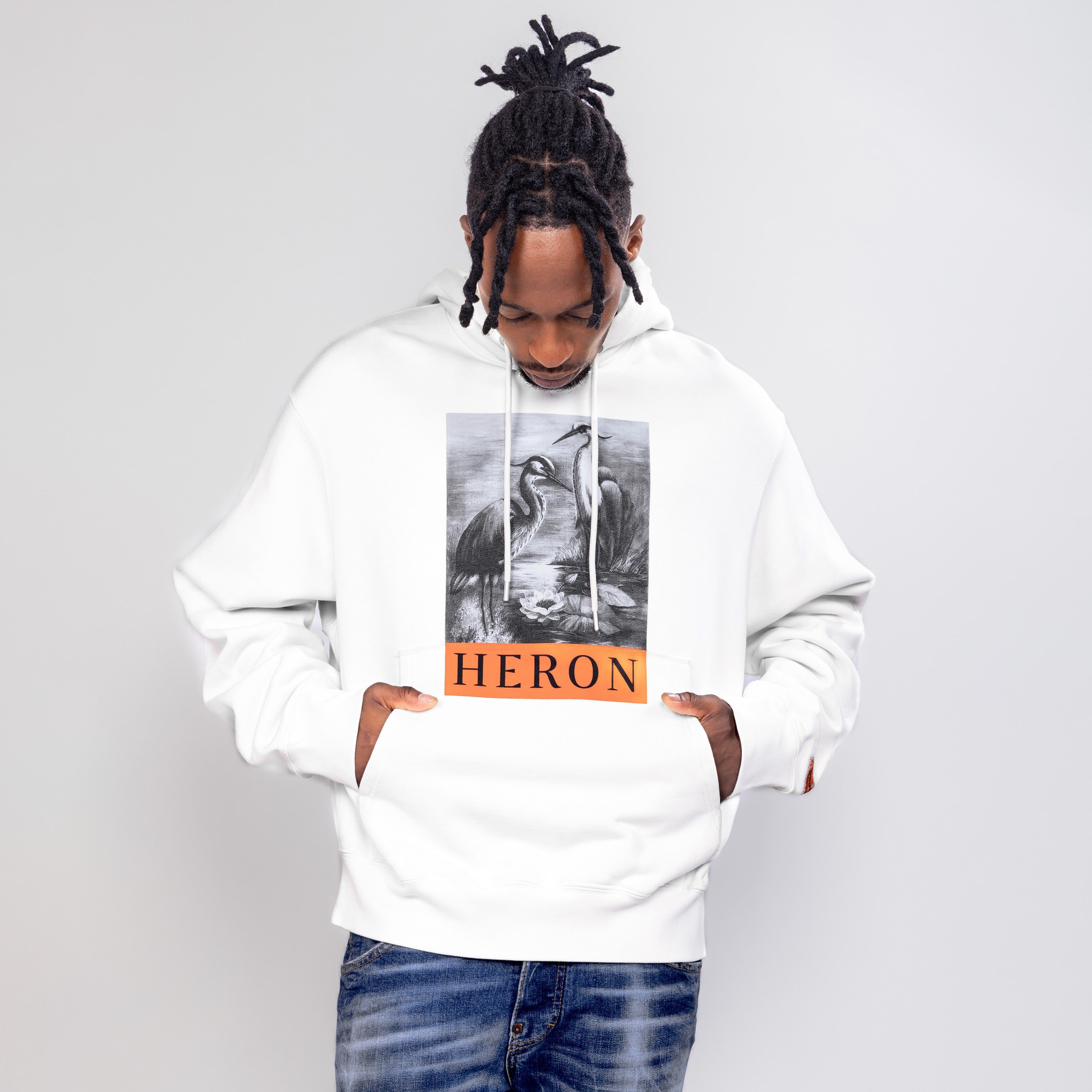 Buzo Tipo Hoodie Blanco Heron Preston Preston NF