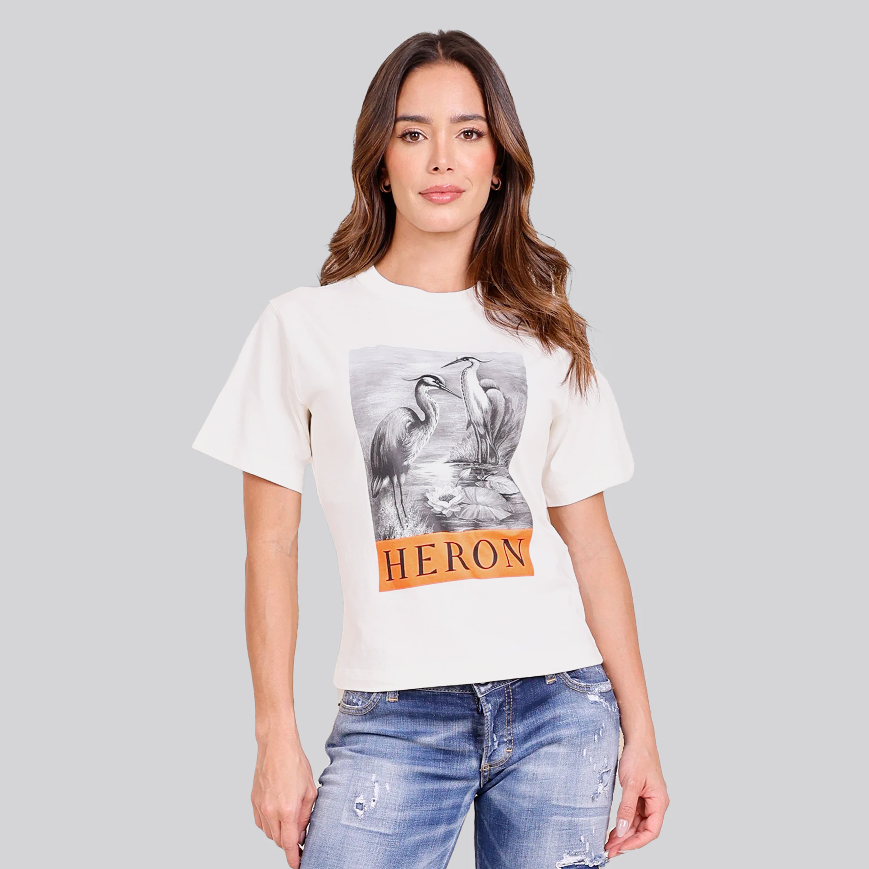 Camiseta Blanca Heron Preston Nf Censored W