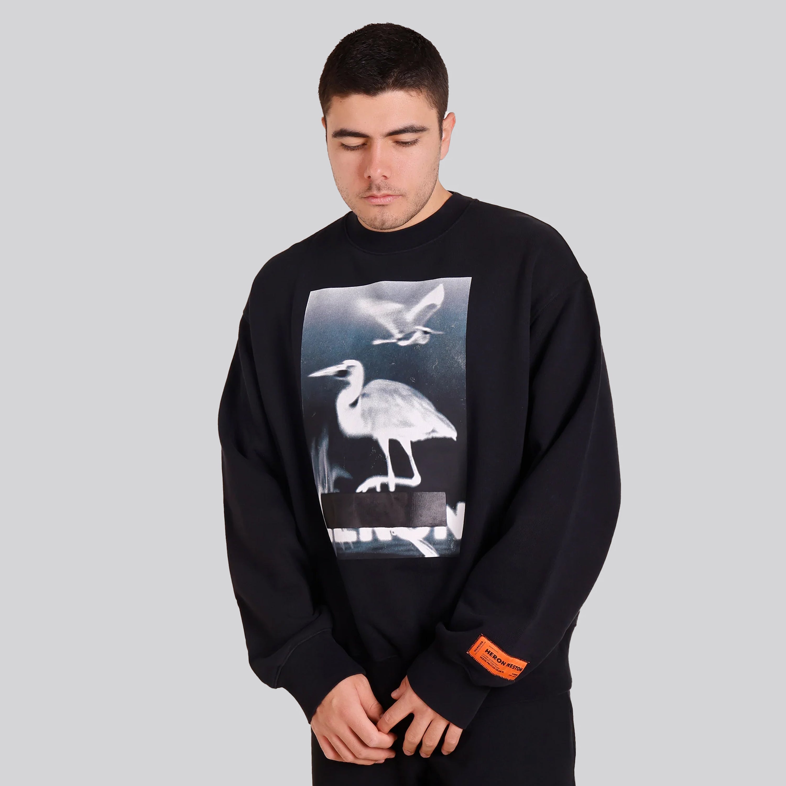 Buzo Negro Heron Preston NF Censored