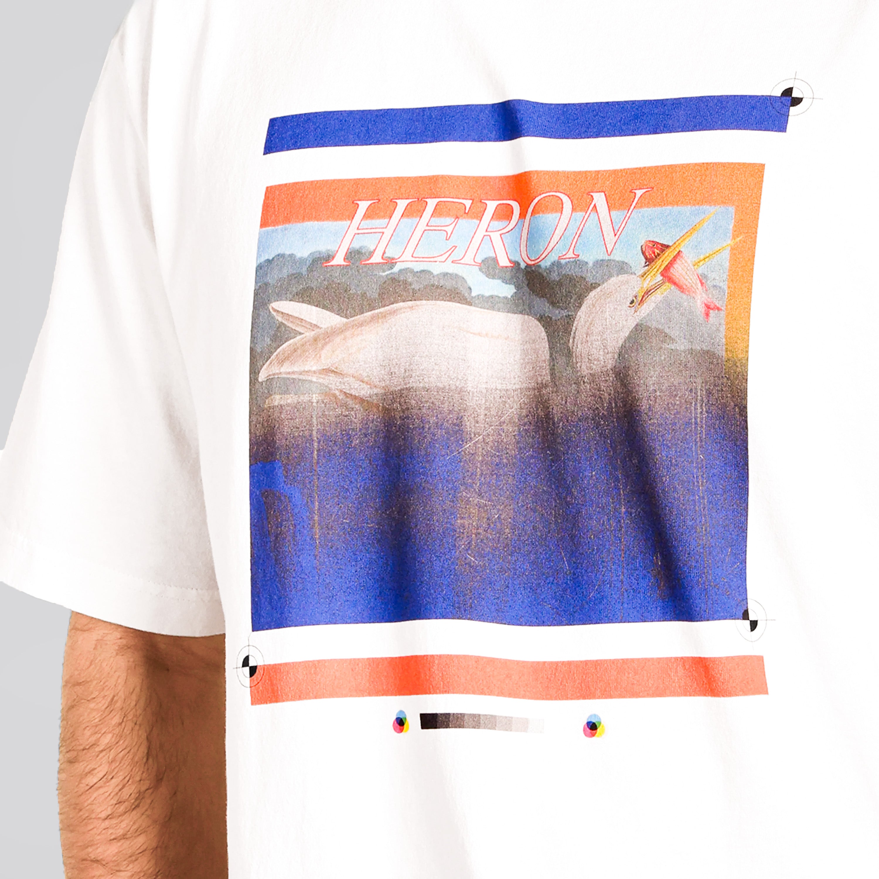 Camiseta Blanca Heron Preston Misprinted