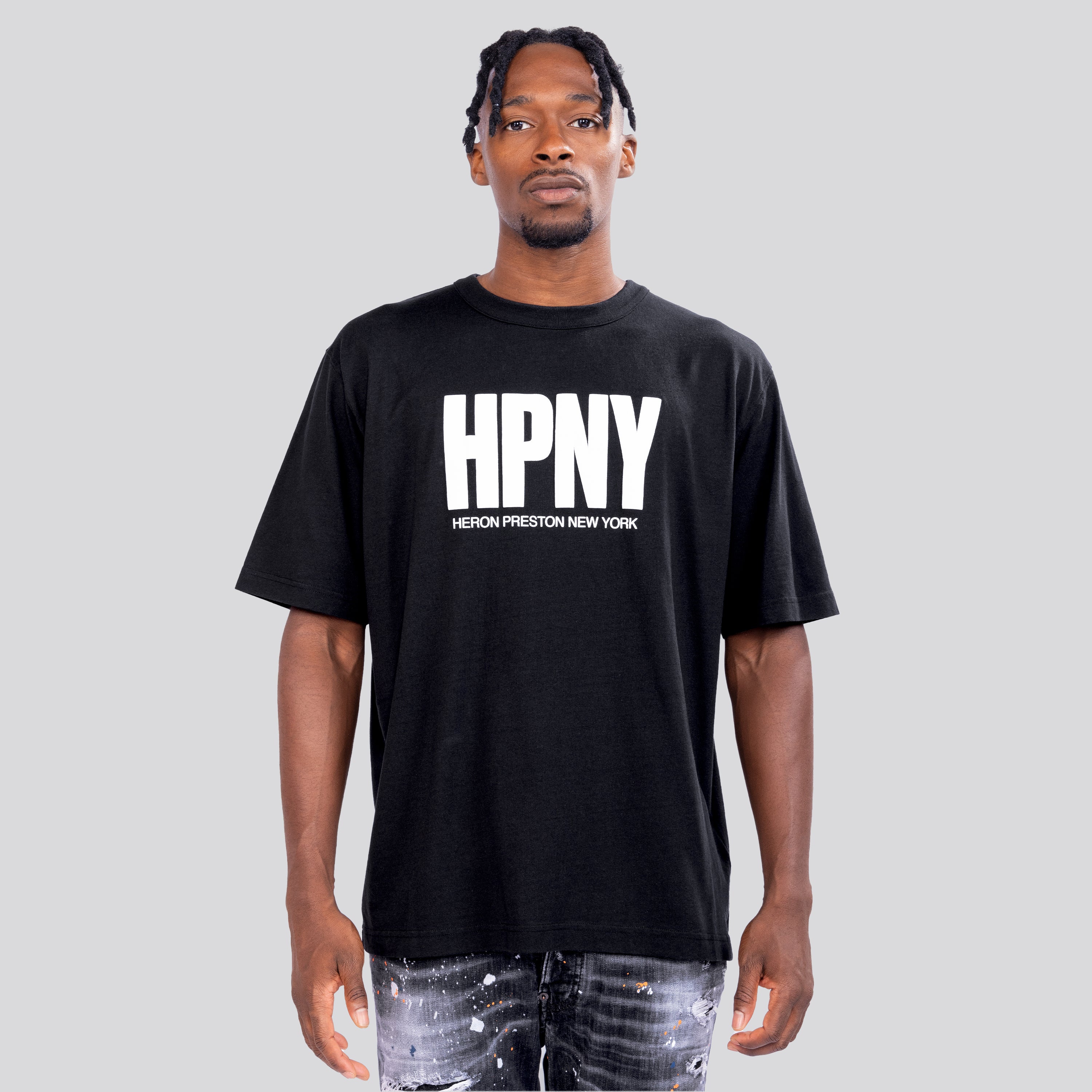 Camiseta Negra Heron Preston Preston Hpny