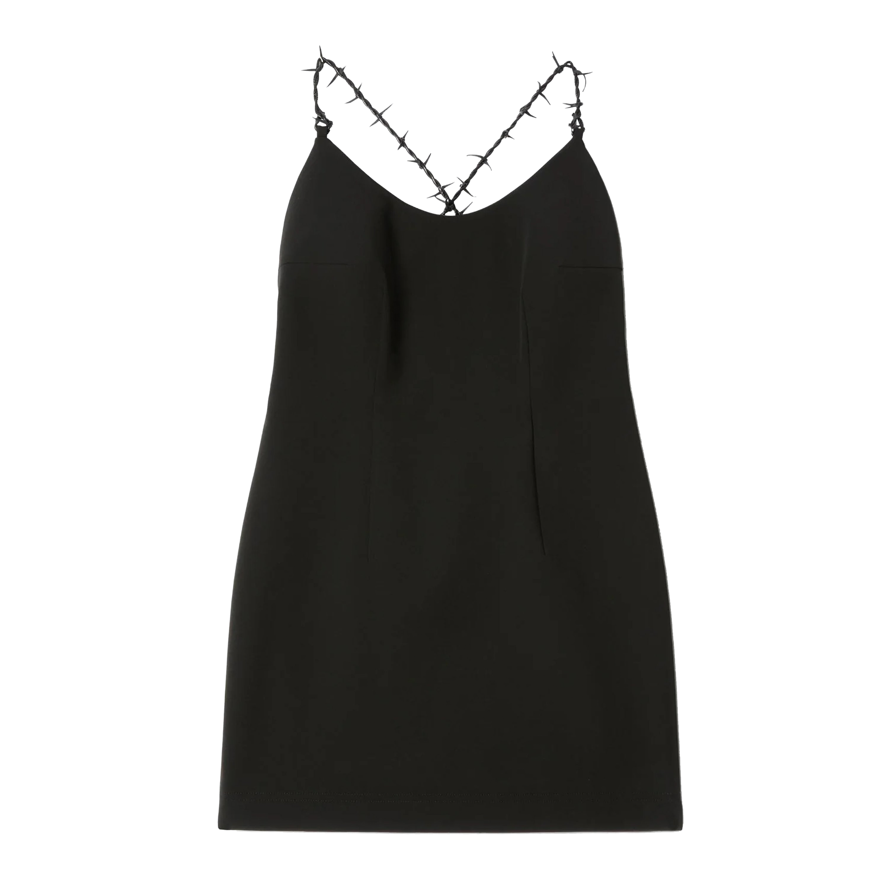 Vestido Negro Heron Preston Barbedwire