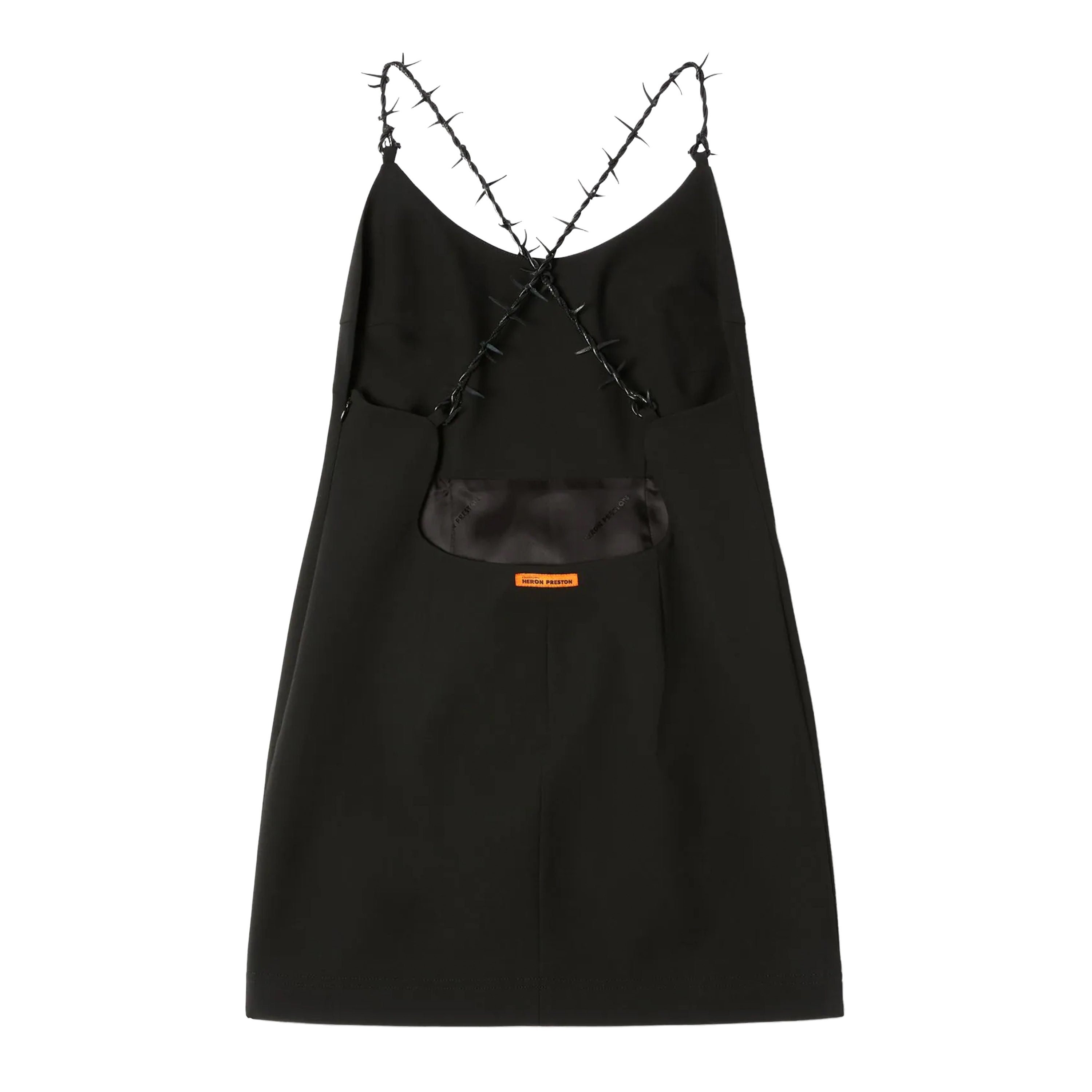 Vestido Negro Heron Preston Barbedwire