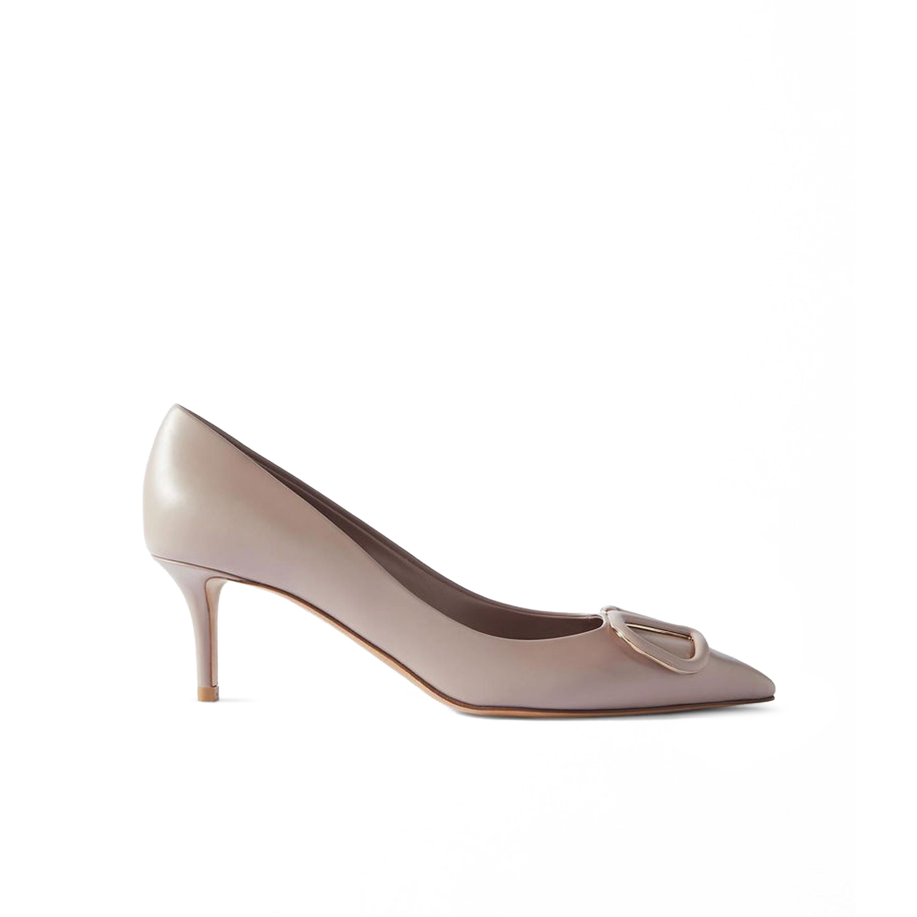 Zapatilla Tacon Alto Nude Valentino V Logo