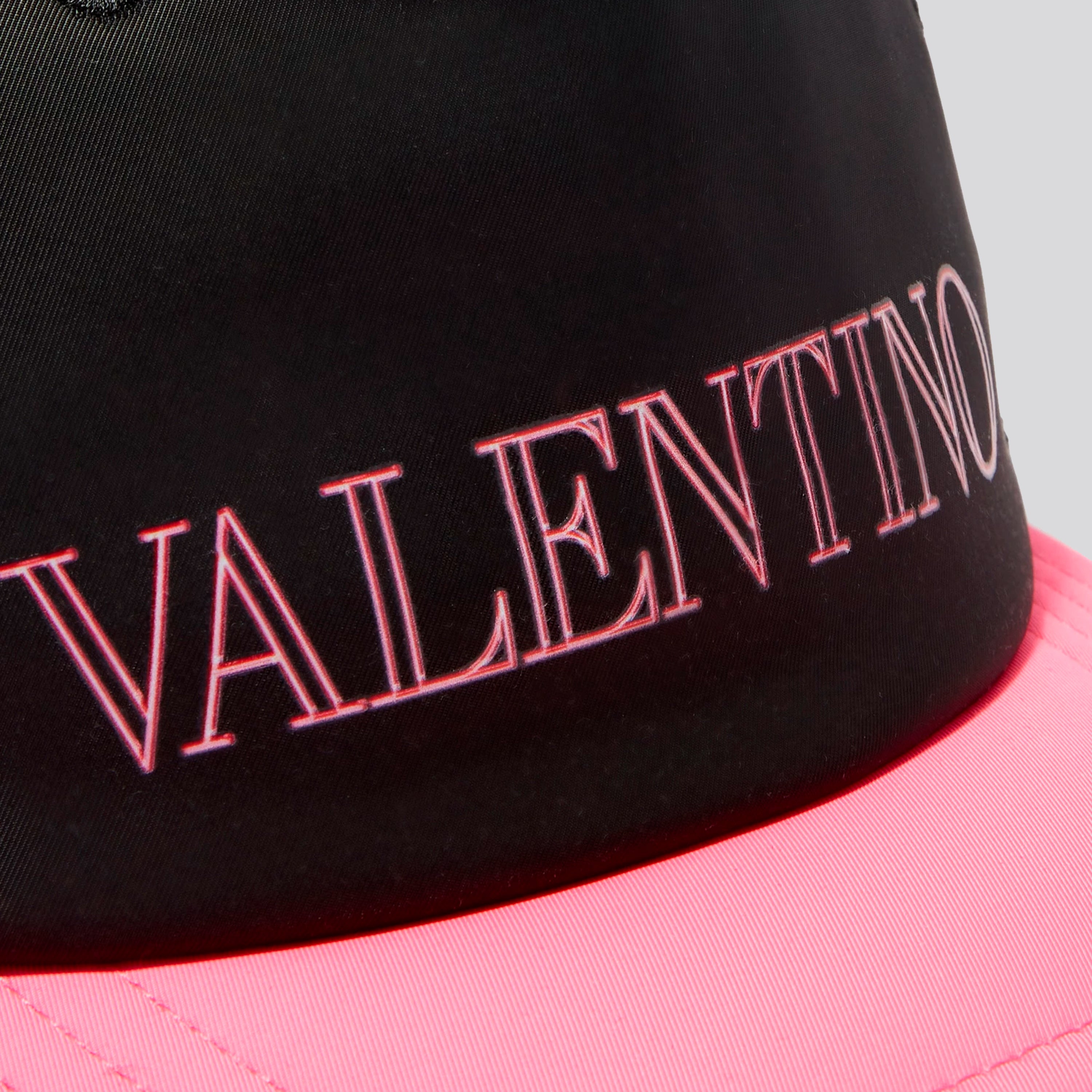 Gorra Negra Valentino Drop Crotch