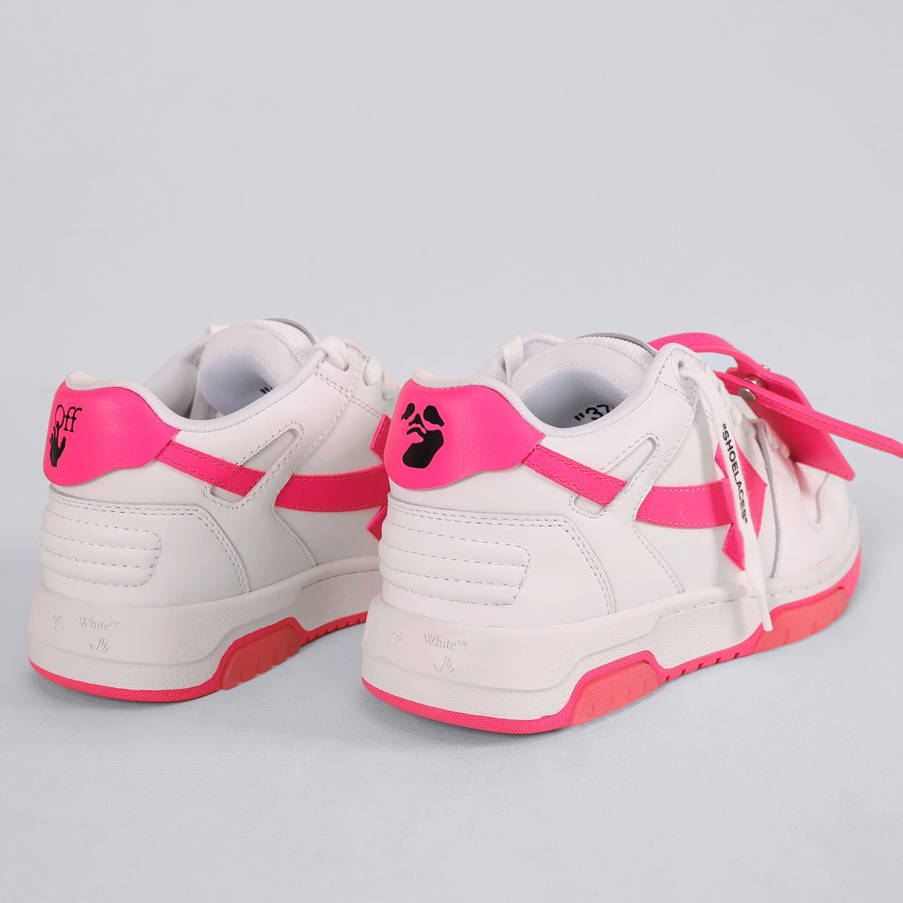 Sneakers Out Of Office Calf Leather Blanco Fucsia