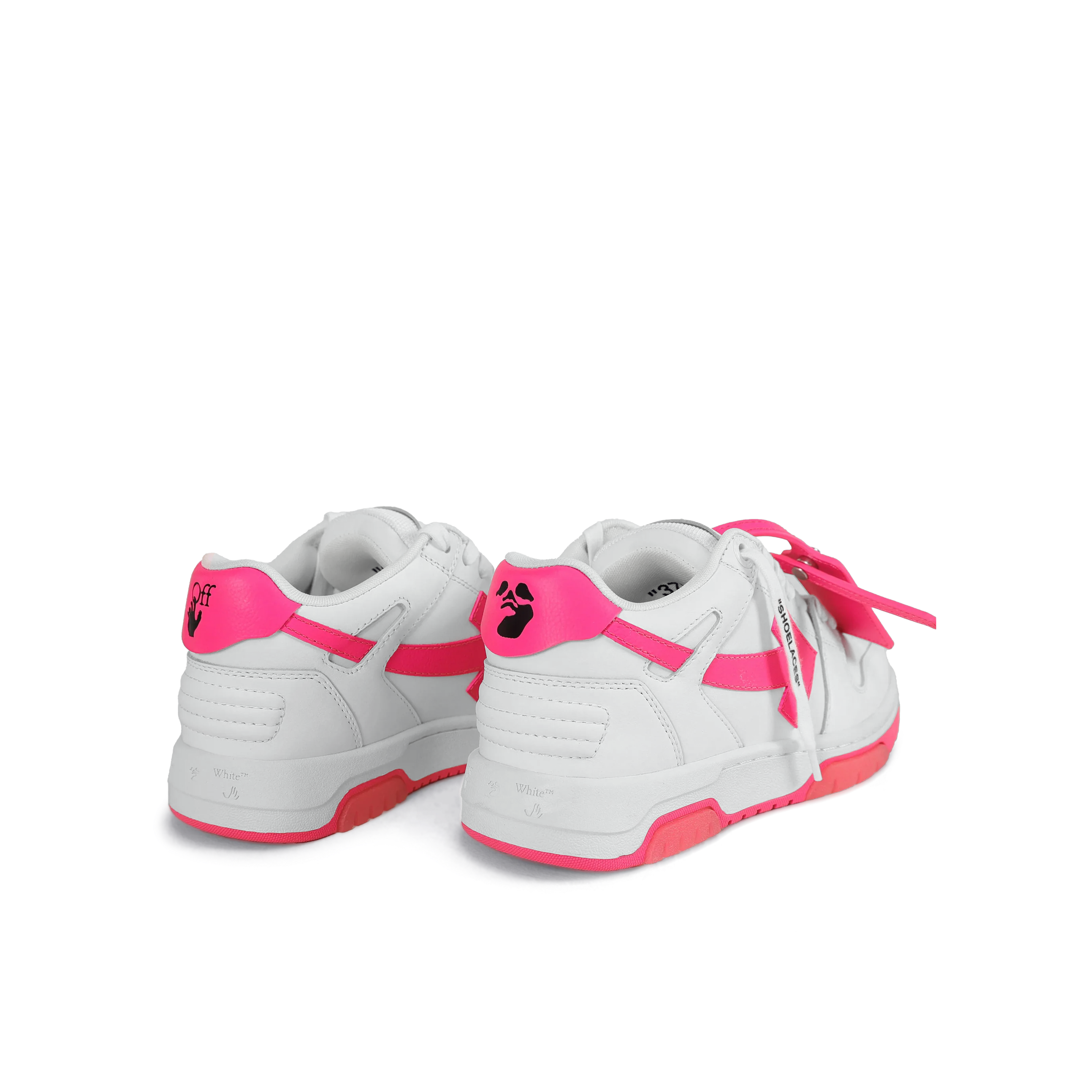 Sneakers Out Of Office Calf Leather Blanco Fucsia