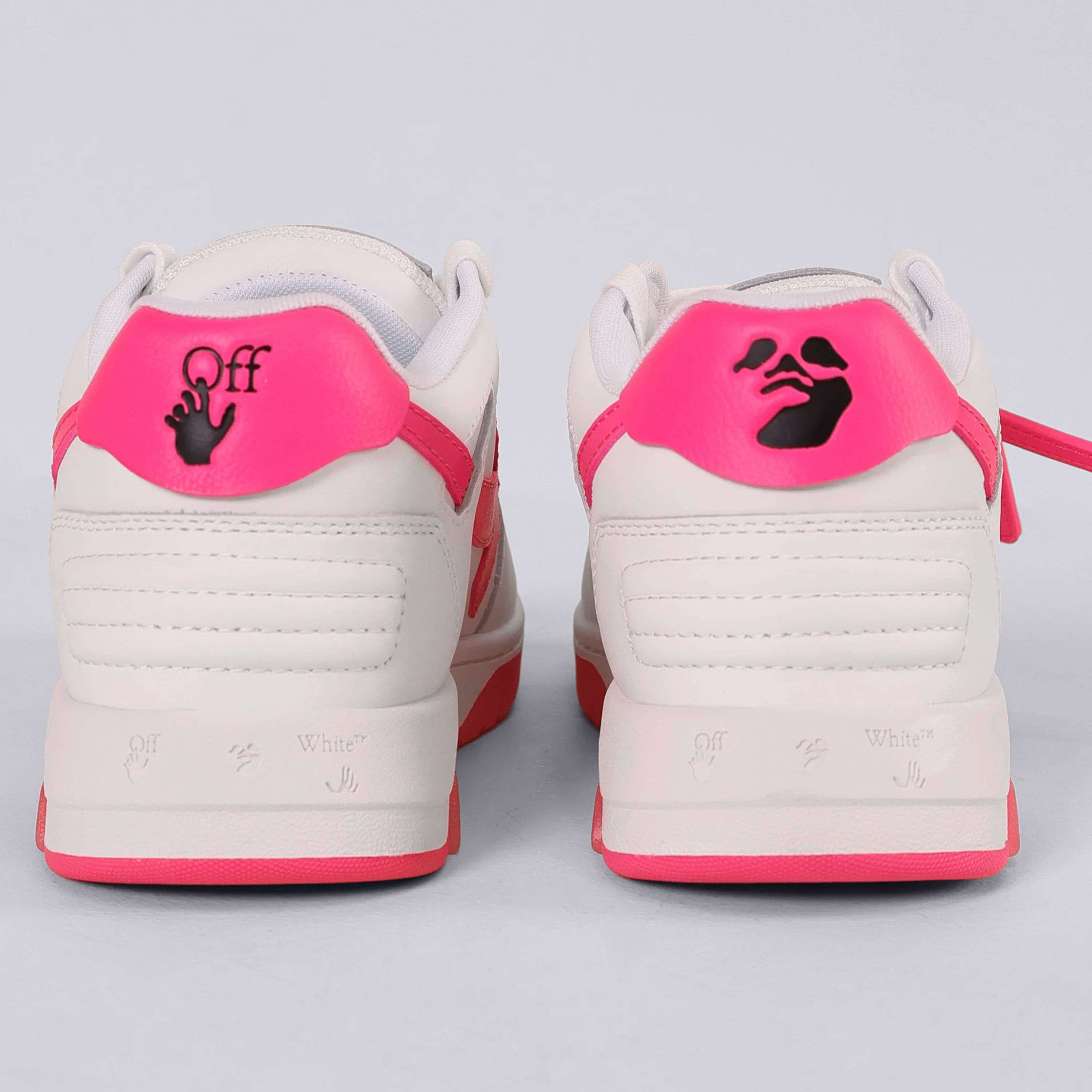 Sneakers Out Of Office Calf Leather Blanco Fucsia