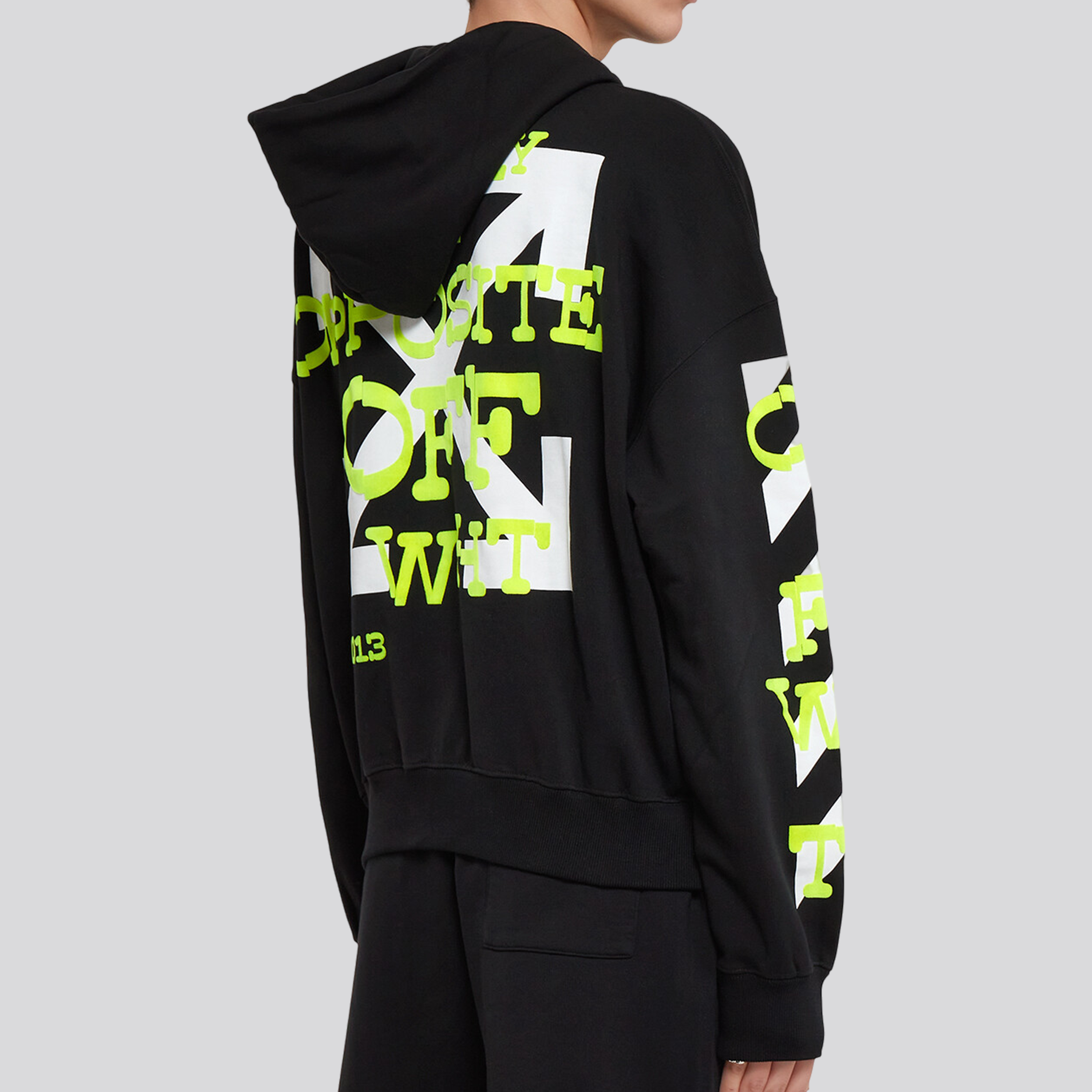 Buzo Negro Off-White Opposite Arrow