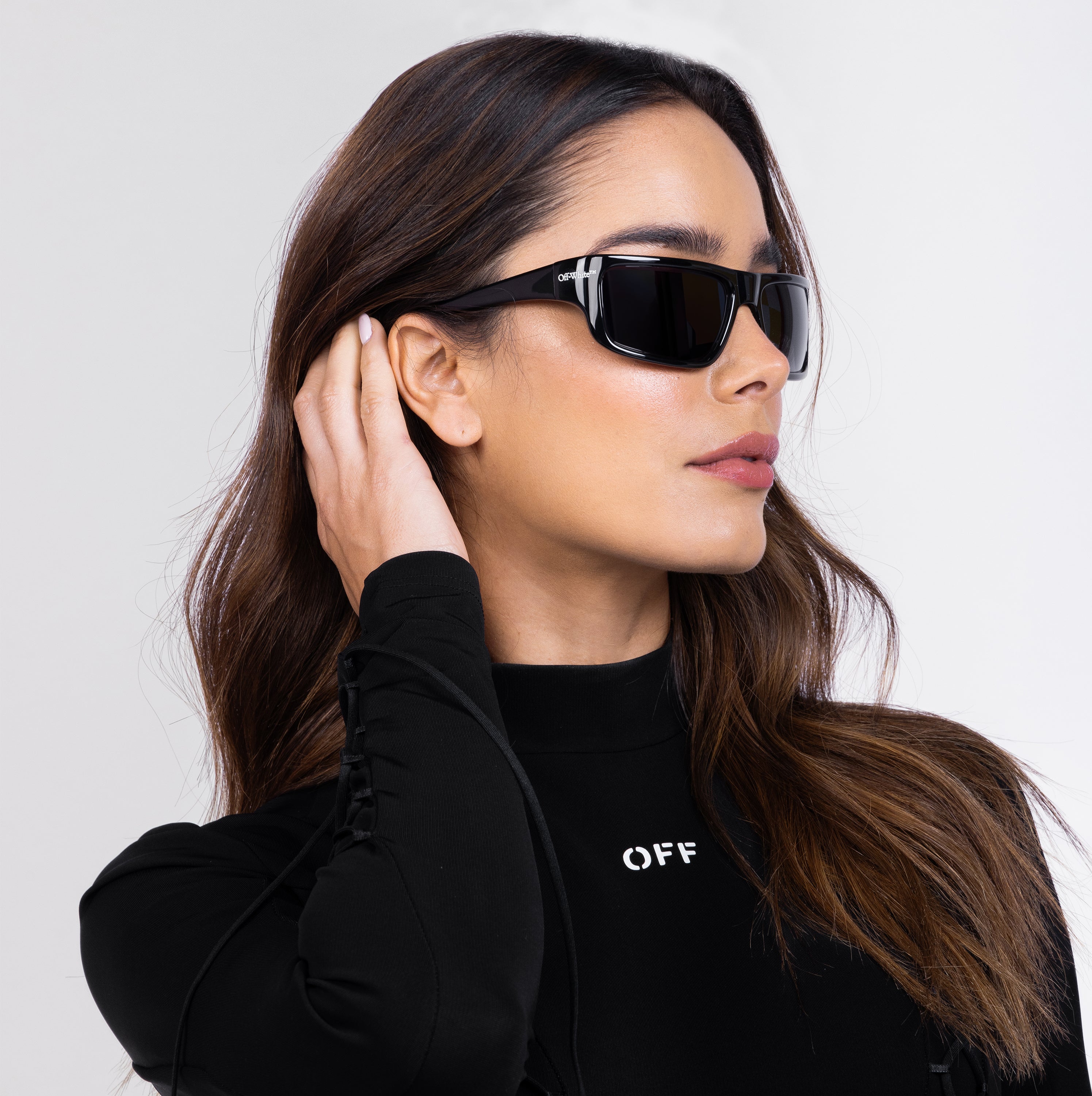Gafas Negras Off-White Bologna Gris Oscuro