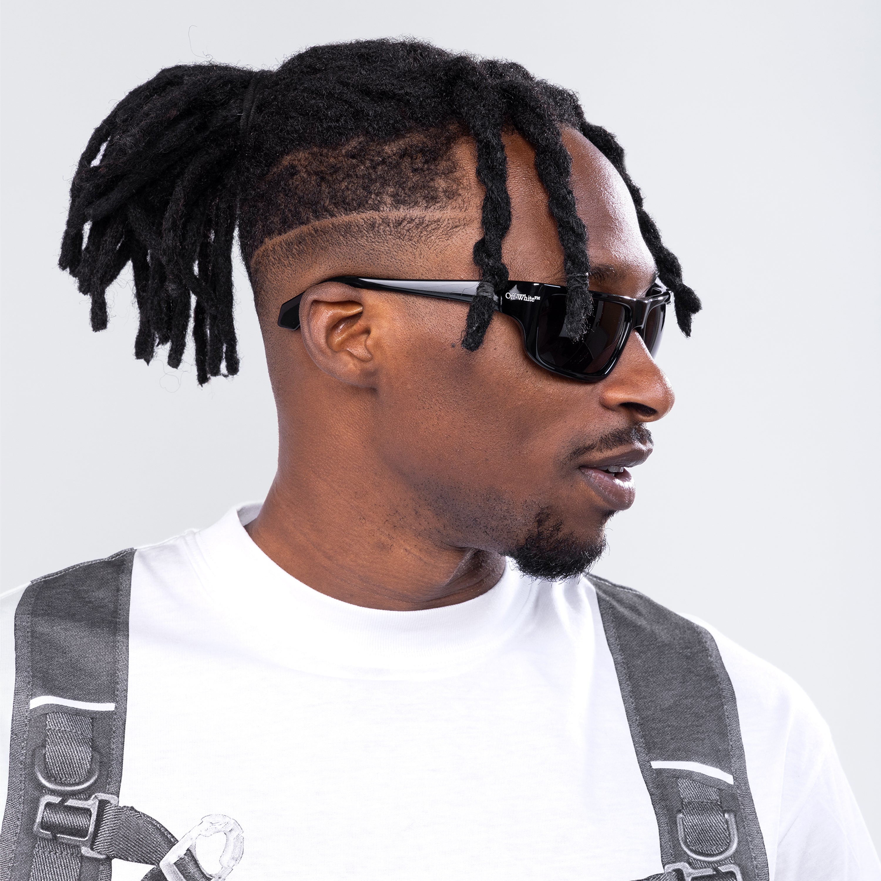 Gafas Negras Off-White Bologna Gris Oscuro