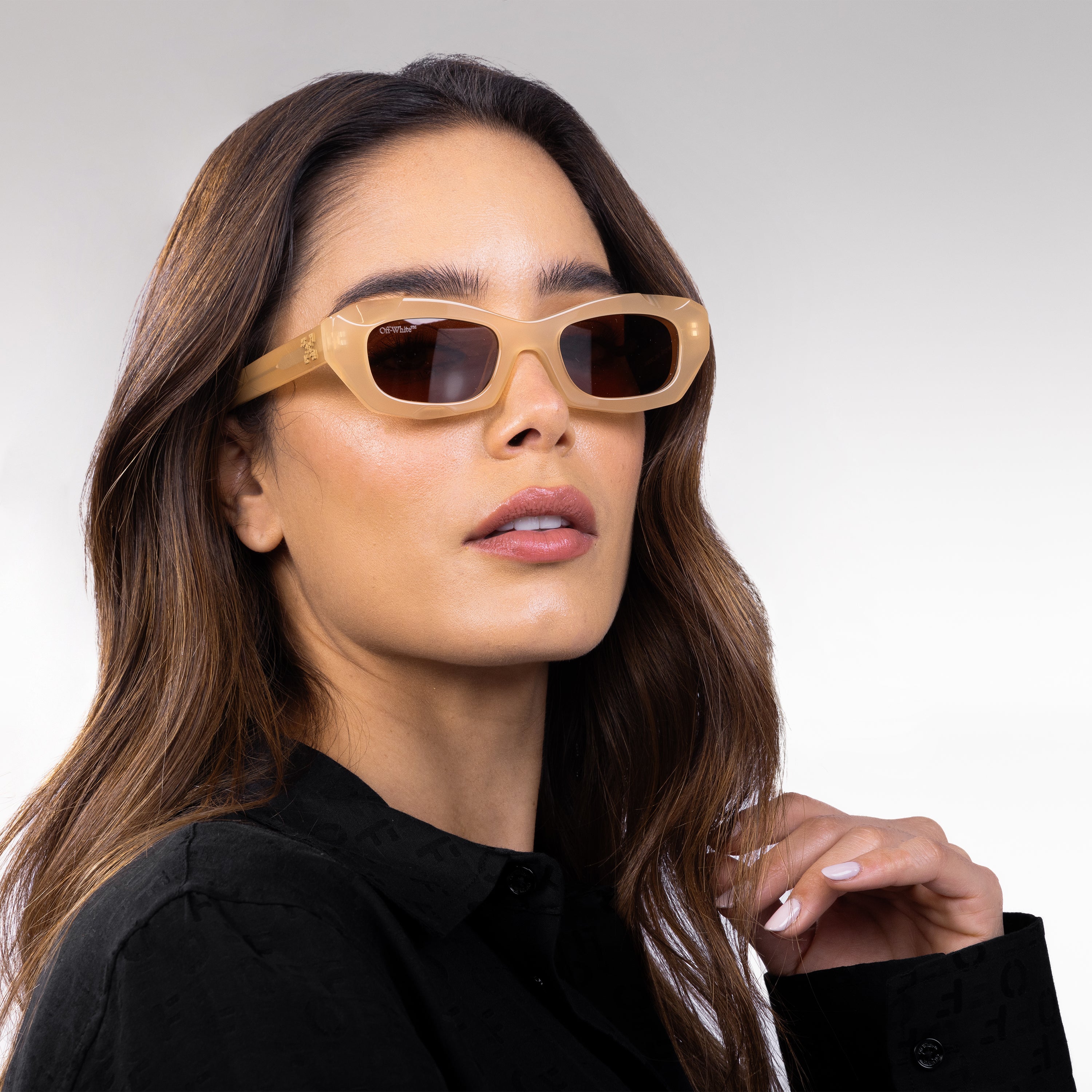 Gafas Beige Off-White Venezia Brown