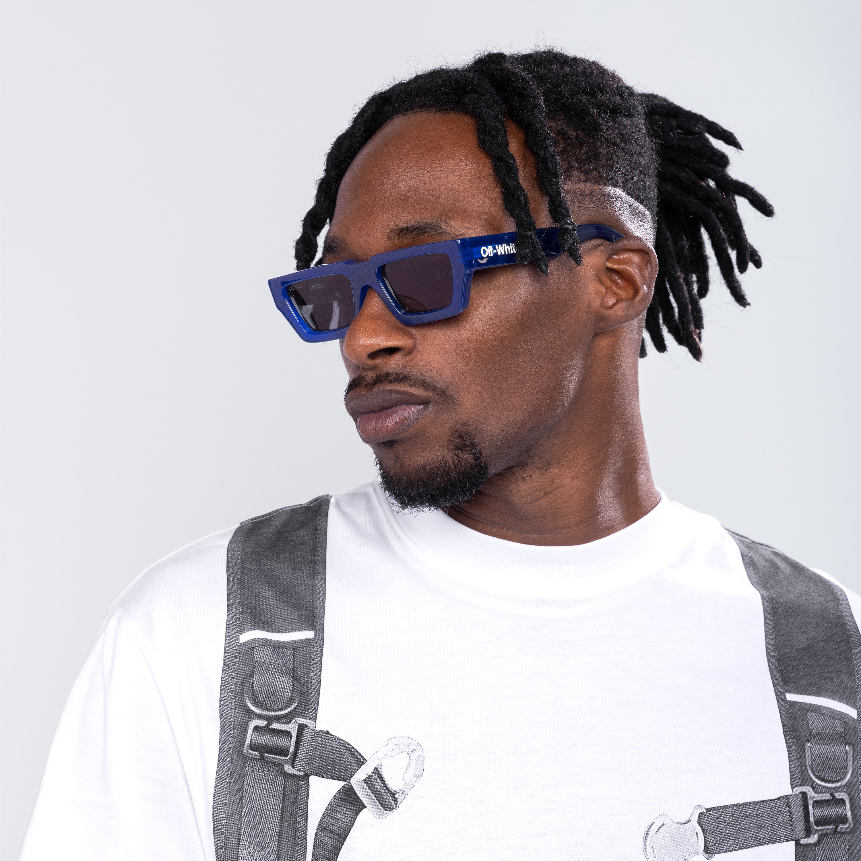 Gafas Azules Off-White Lecce Gris Oscuro